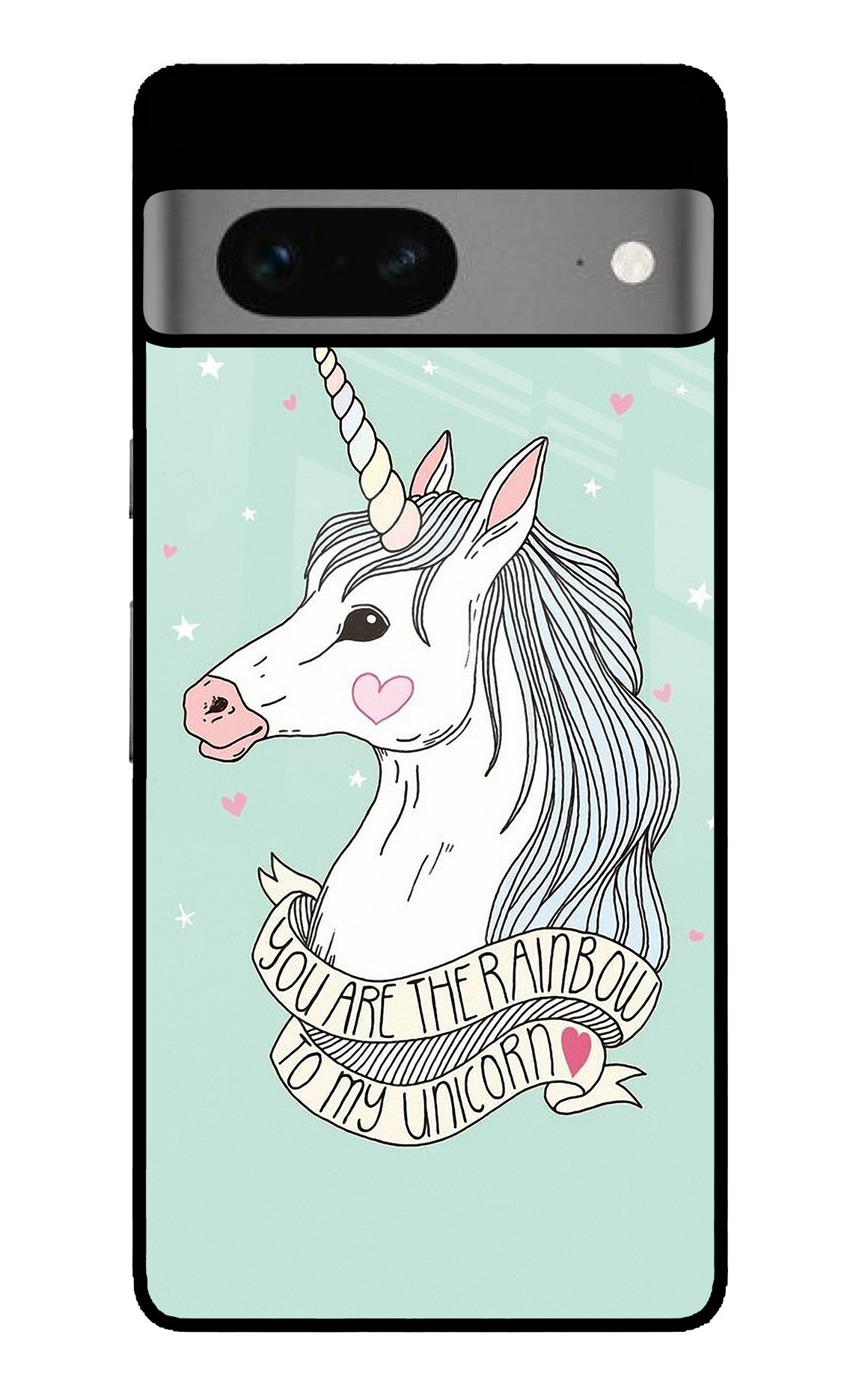 Unicorn Wallpaper Google Pixel 7 Glossy Case