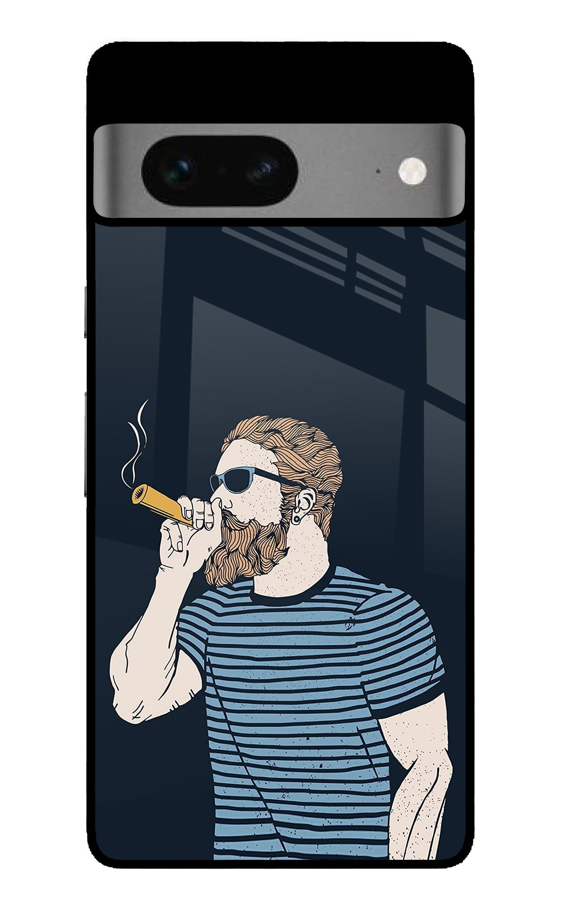 Smoking Google Pixel 7 Glossy Case