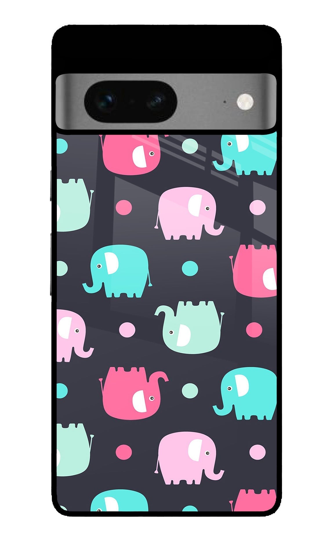 Elephants Google Pixel 7 Glossy Case