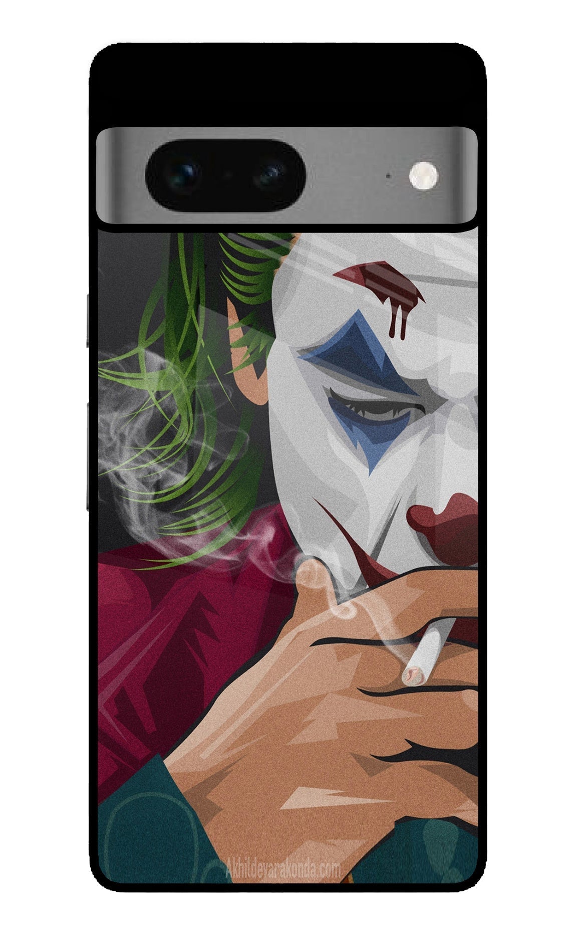 Joker Smoking Google Pixel 7 Glossy Case