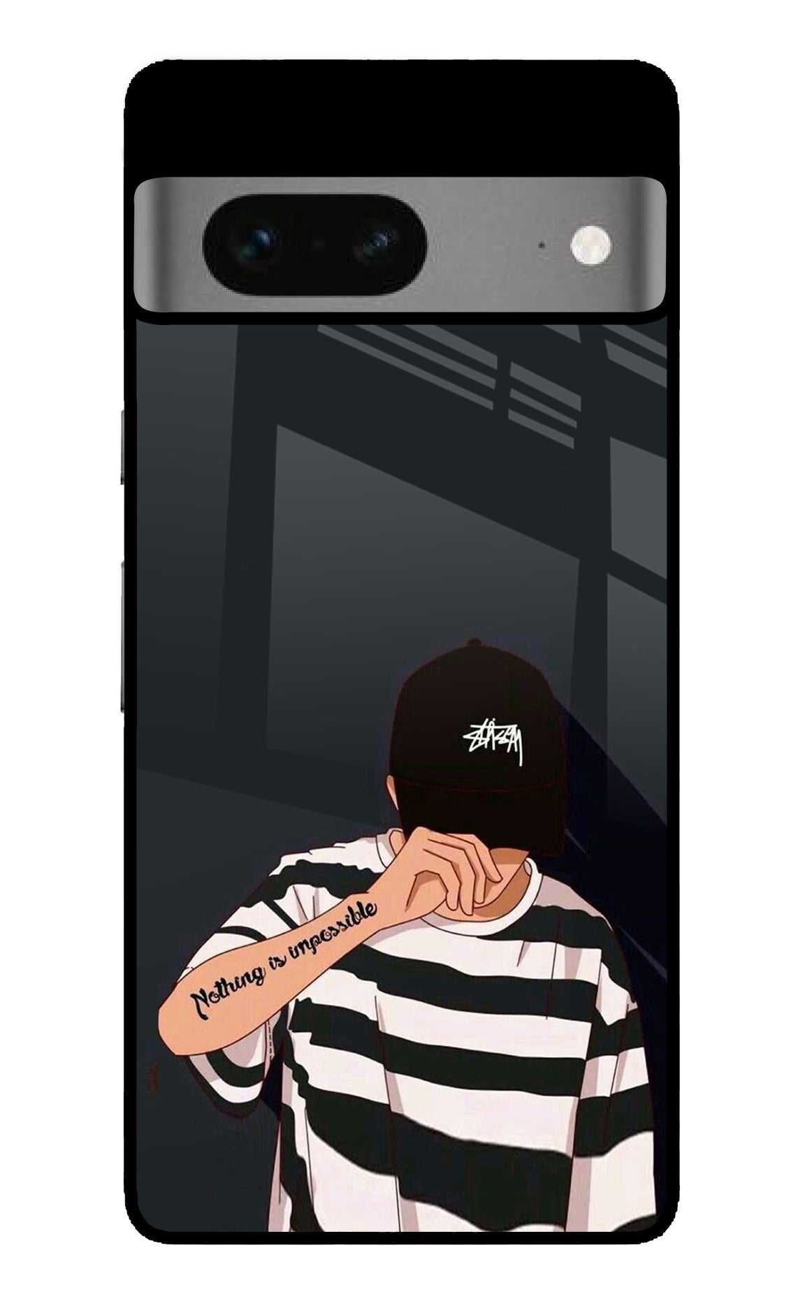 Aesthetic Boy Google Pixel 7 Glossy Case