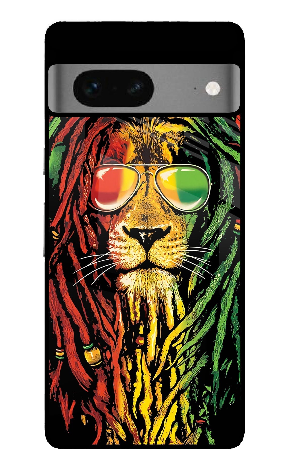 Rasta Lion Google Pixel 7 Glossy Case