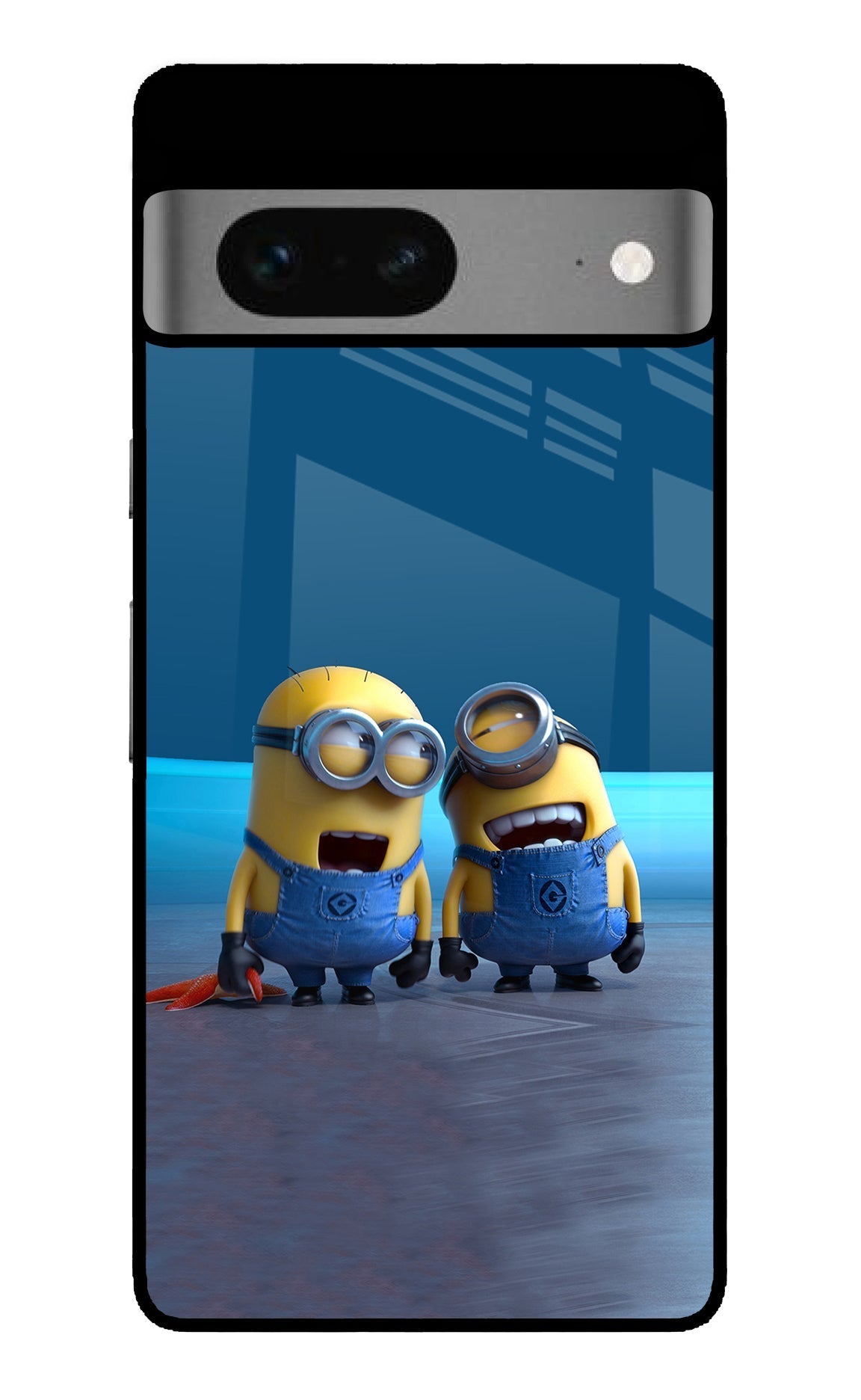 Minion Laughing Google Pixel 7 Glossy Case