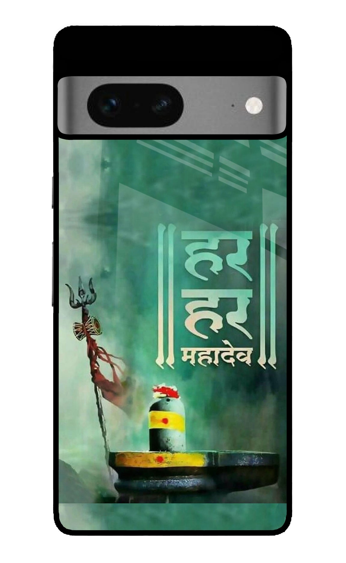 Har Har Mahadev Shivling Google Pixel 7 Glossy Case