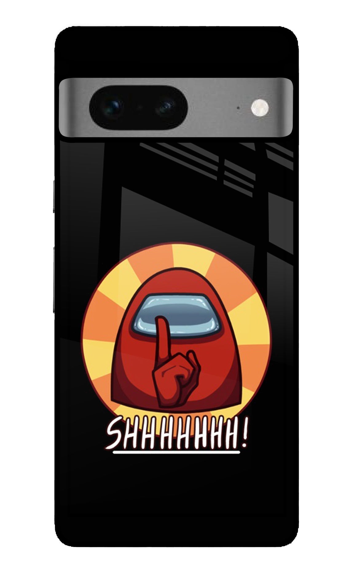 Among Us Shhh! Google Pixel 7 Glossy Case