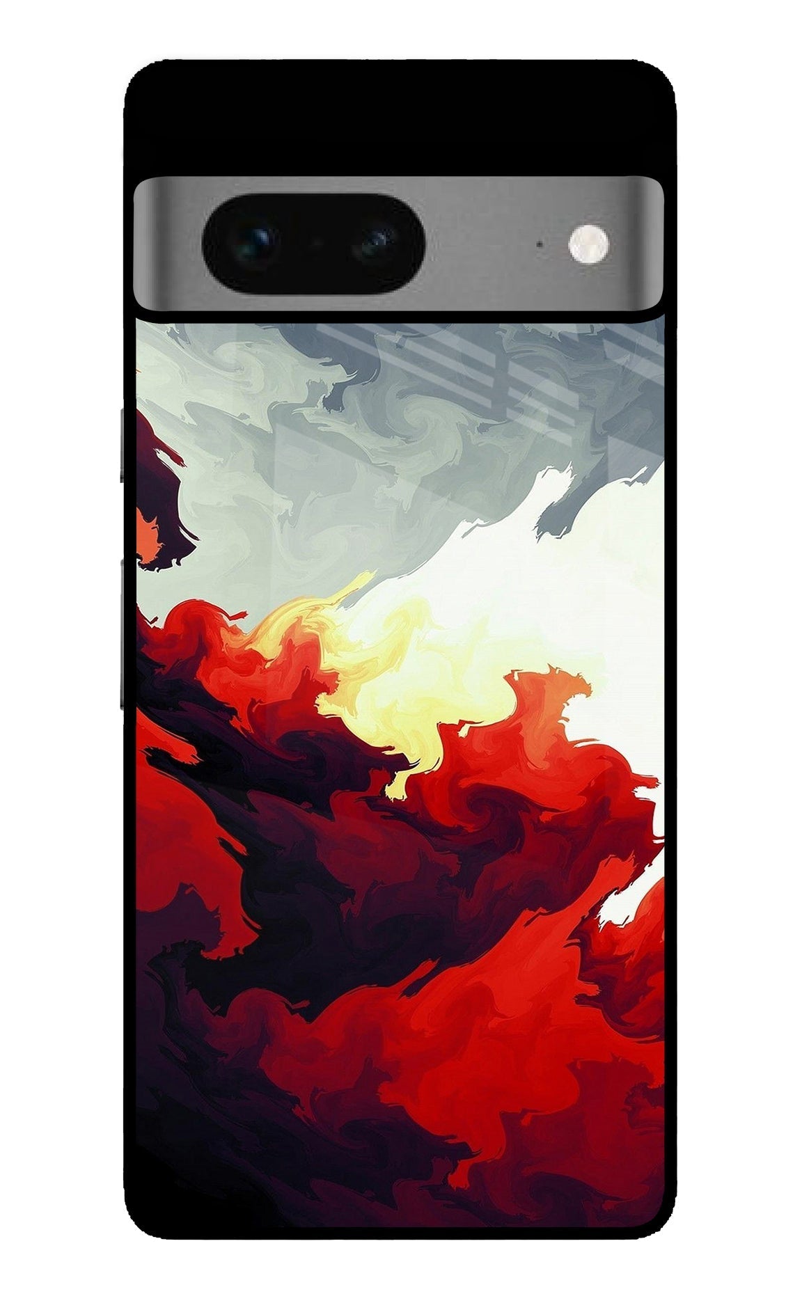 Fire Cloud Google Pixel 7 Glossy Case
