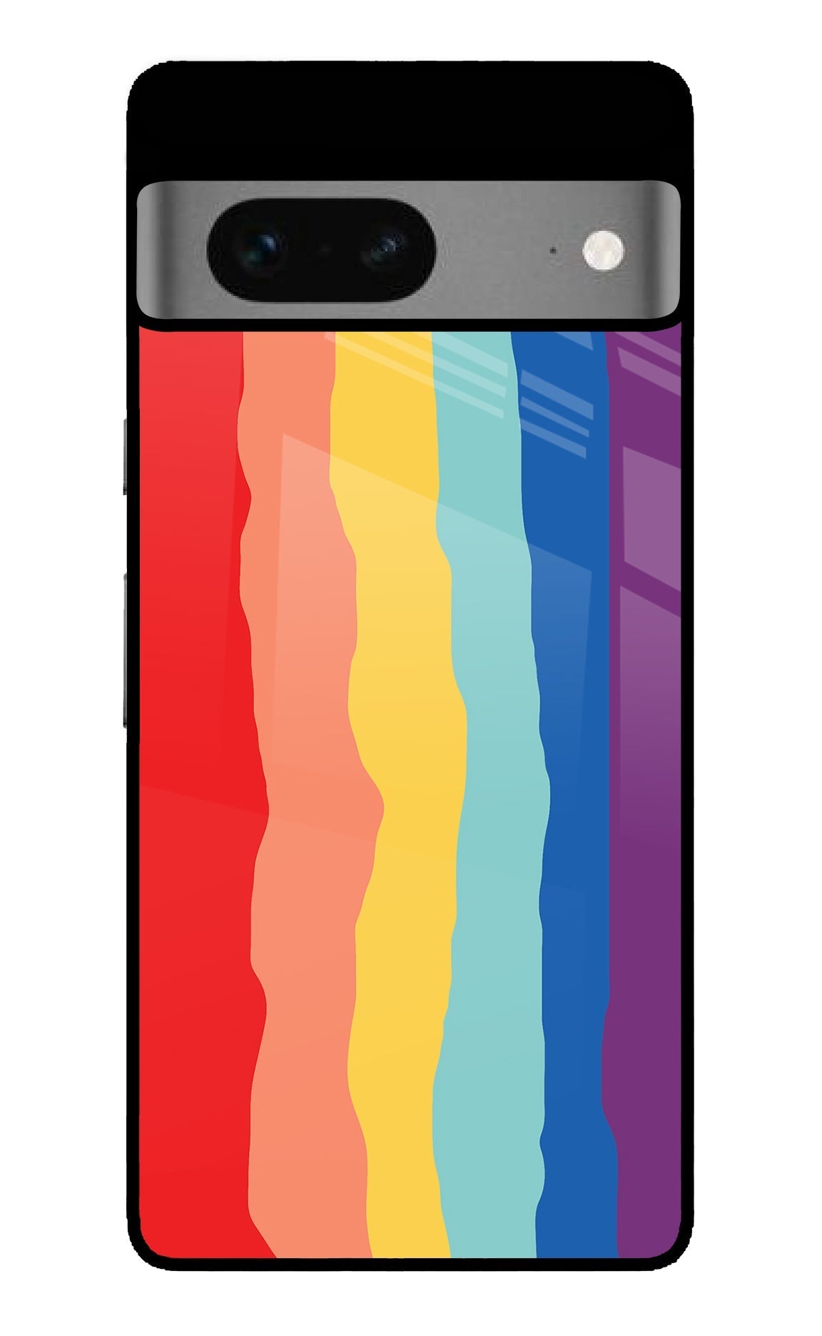 Rainbow Google Pixel 7 Glossy Case