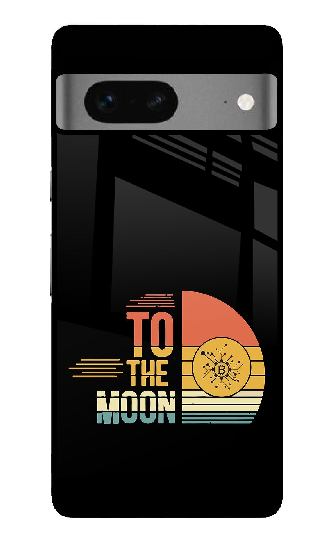 To the Moon Google Pixel 7 Glossy Case