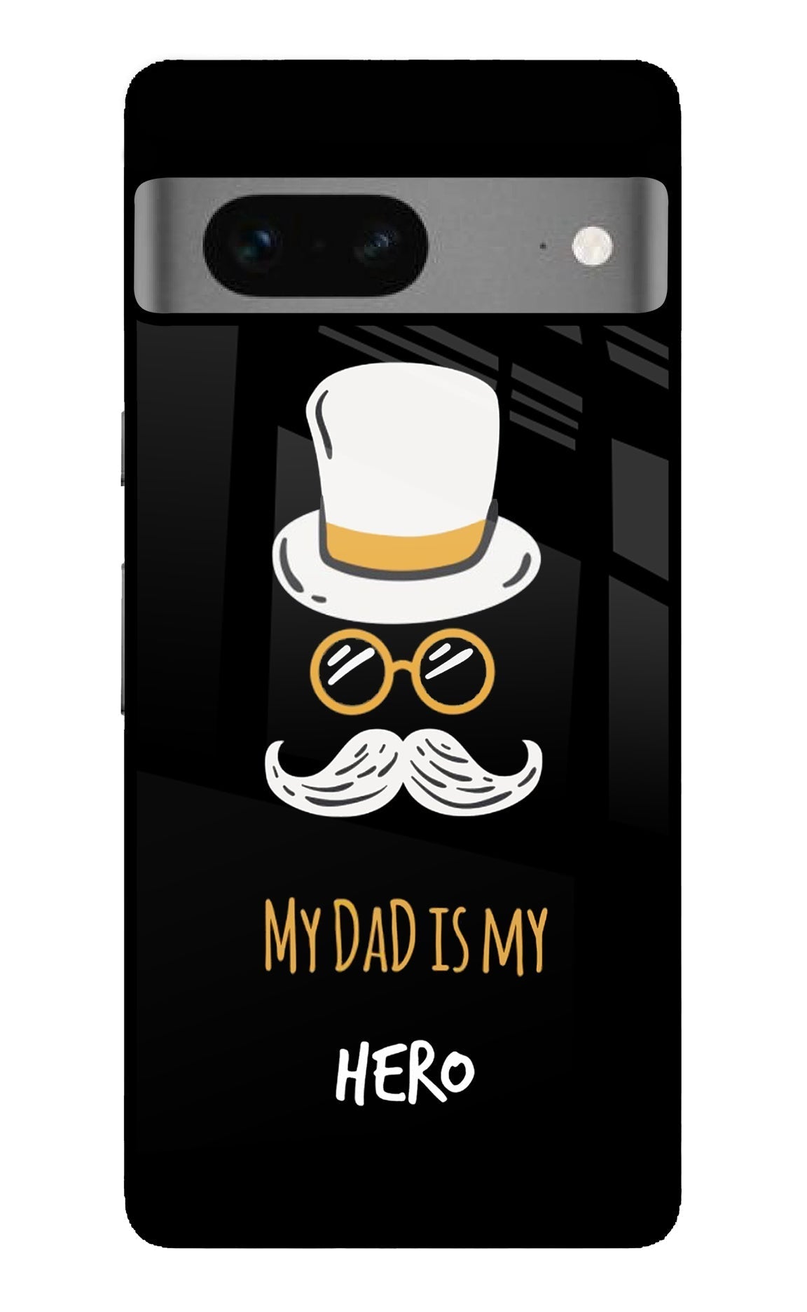 My Dad Is My Hero Google Pixel 7 Glossy Case