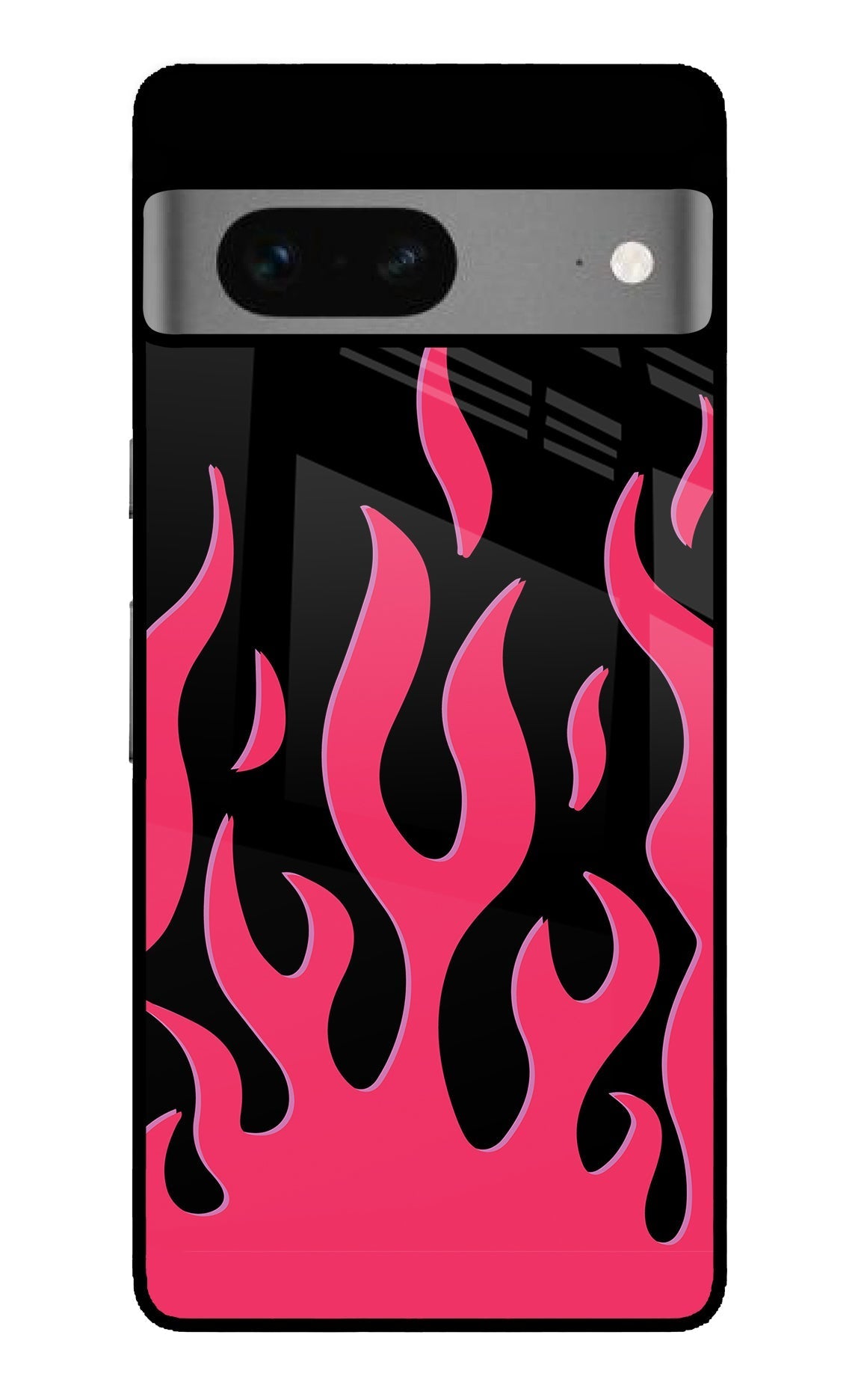 Fire Flames Google Pixel 7 Glossy Case
