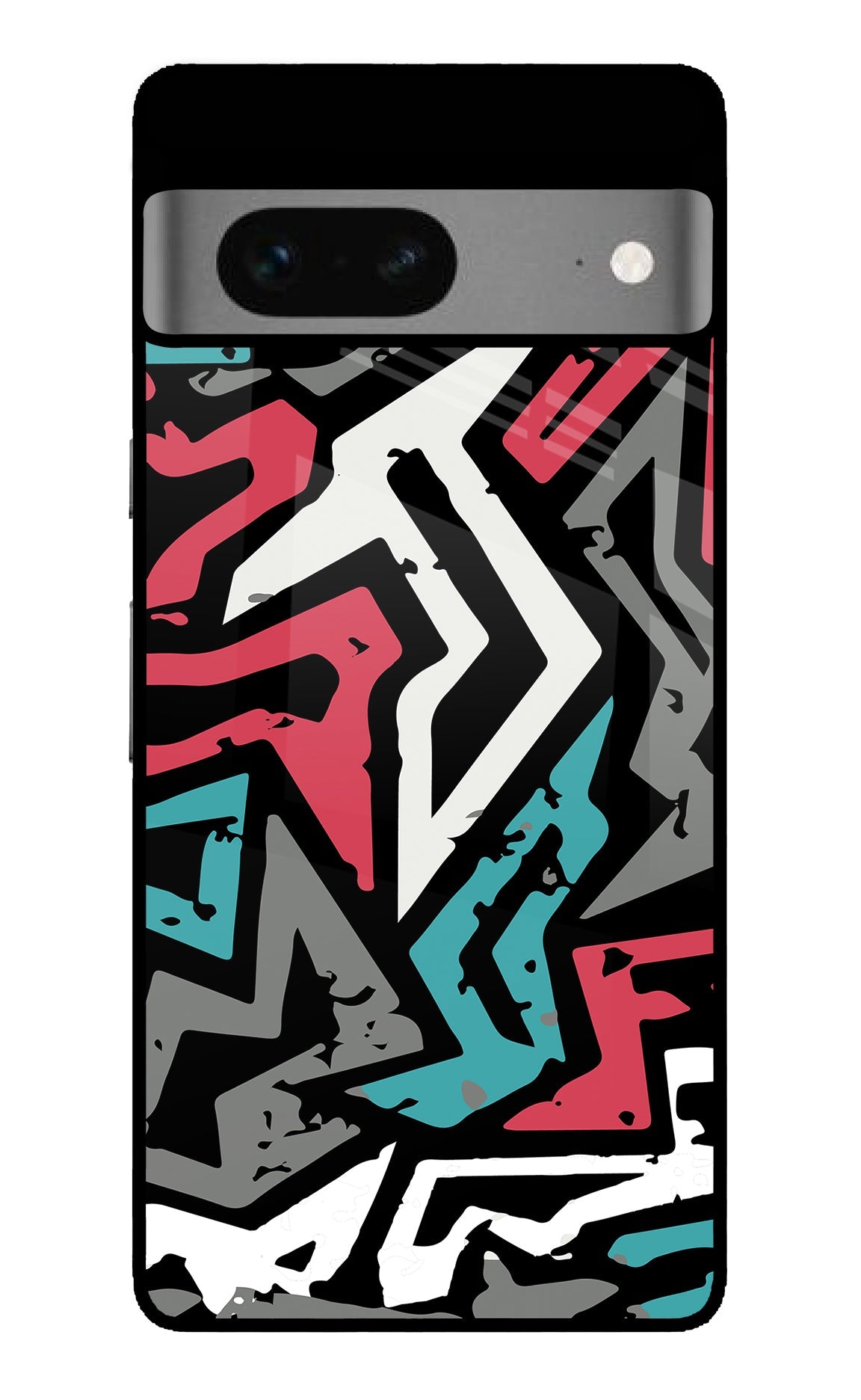 Geometric Graffiti Google Pixel 7 Glossy Case