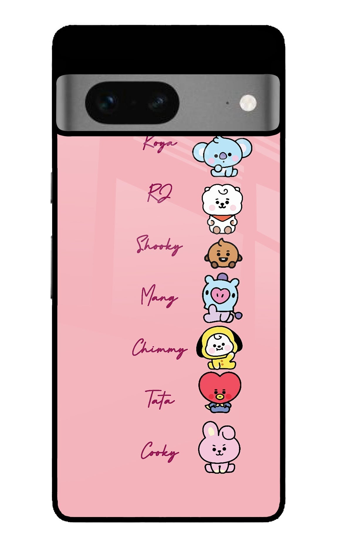 BTS names Google Pixel 7 Glossy Case