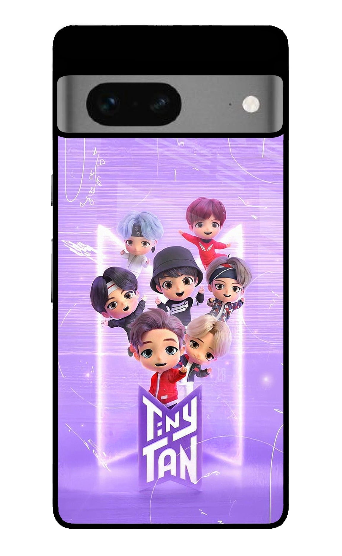 BTS Tiny Tan Google Pixel 7 Glossy Case