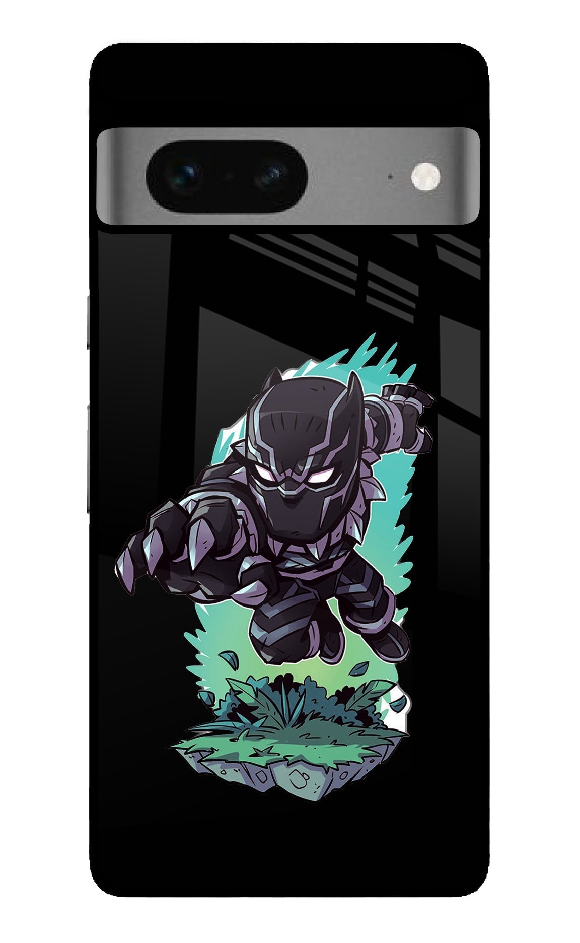 Black Panther Google Pixel 7 Glossy Case