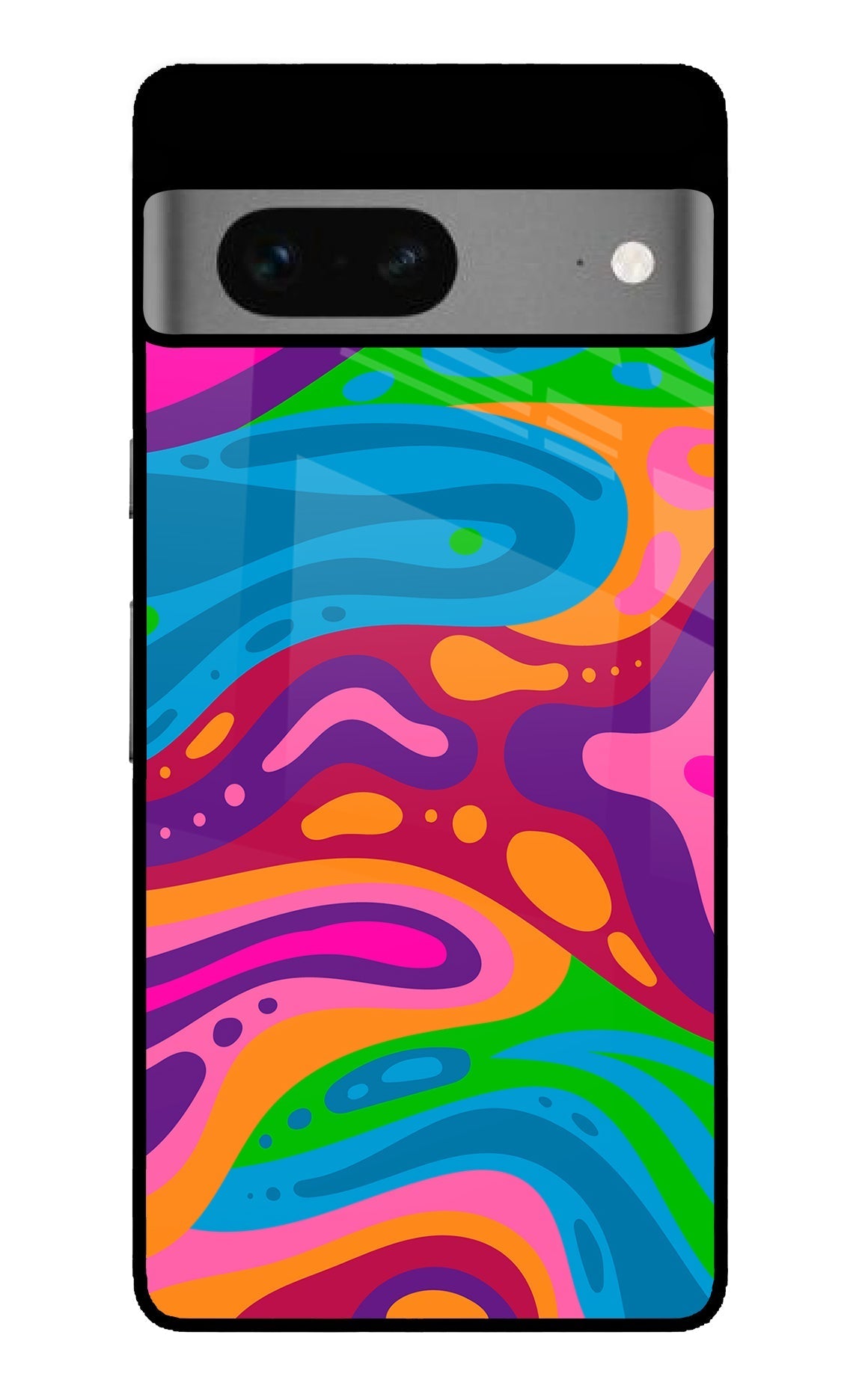 Trippy Pattern Google Pixel 7 Glossy Case