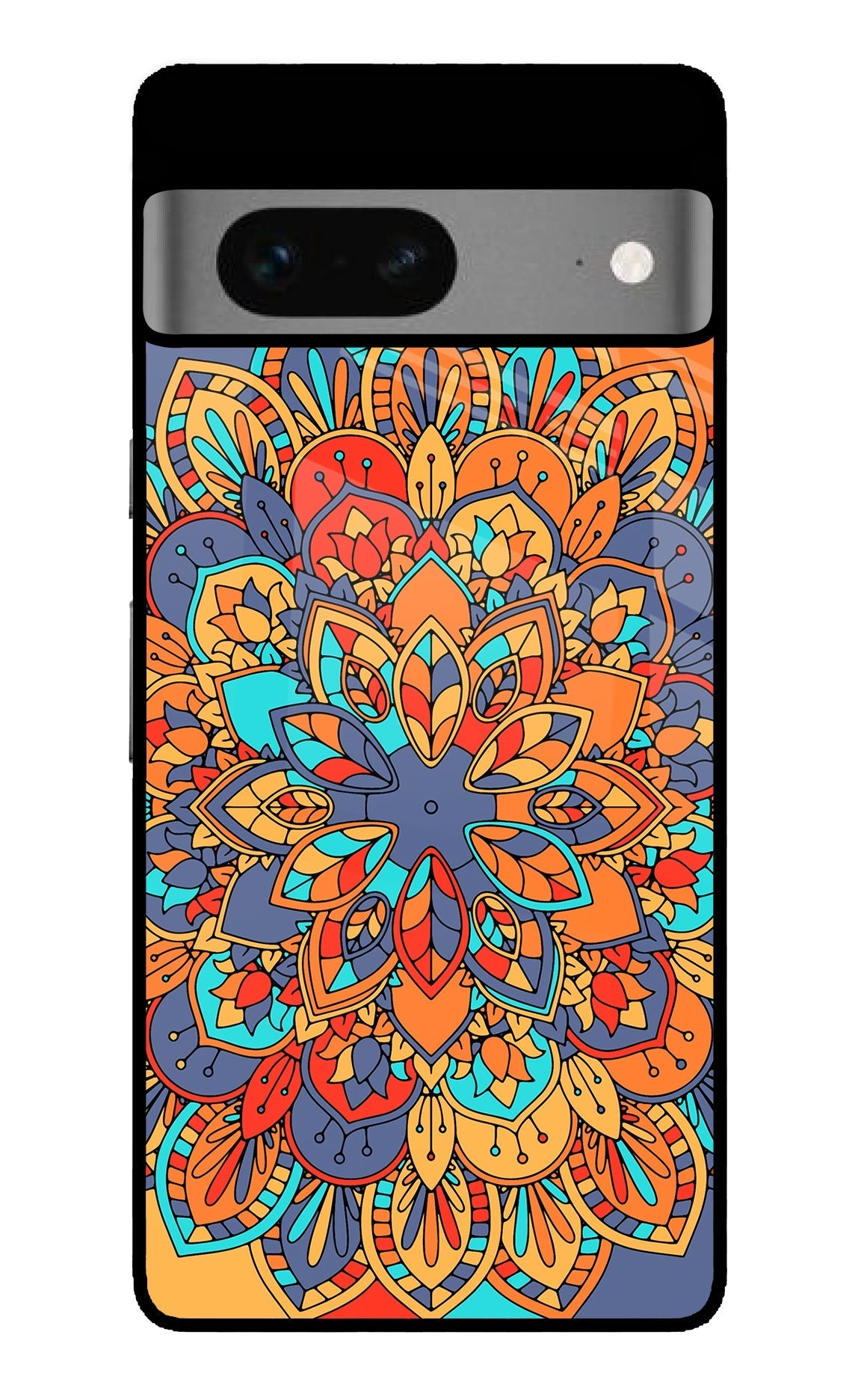 Color Mandala Google Pixel 7 Glossy Case