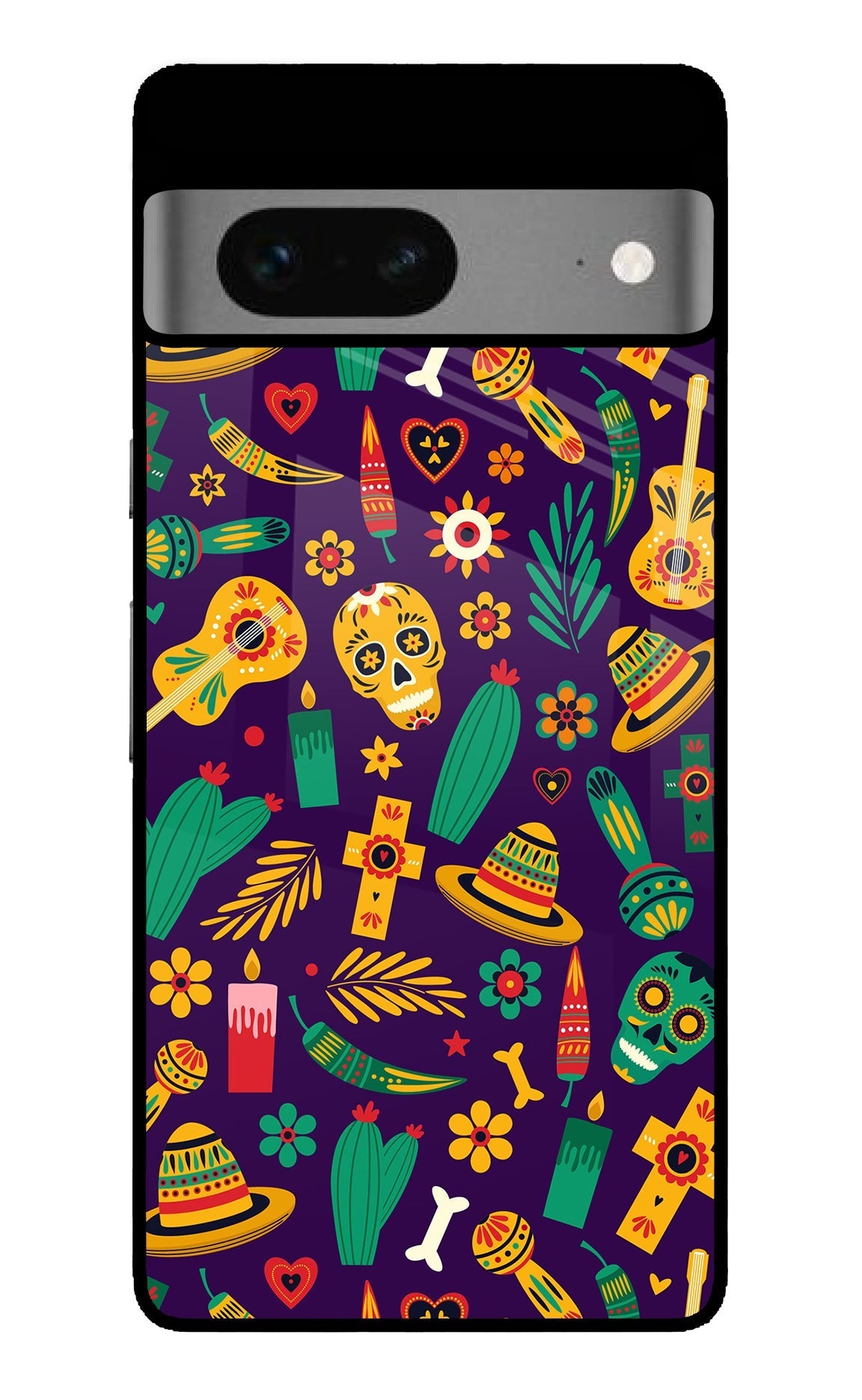 Mexican Artwork Google Pixel 7 Glossy Case