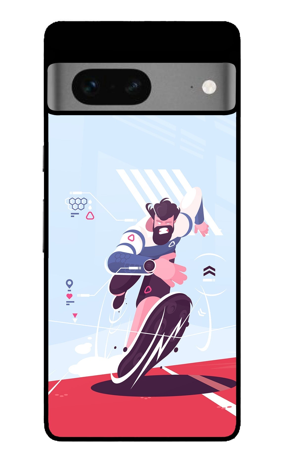 Run Pro Google Pixel 7 Glossy Case