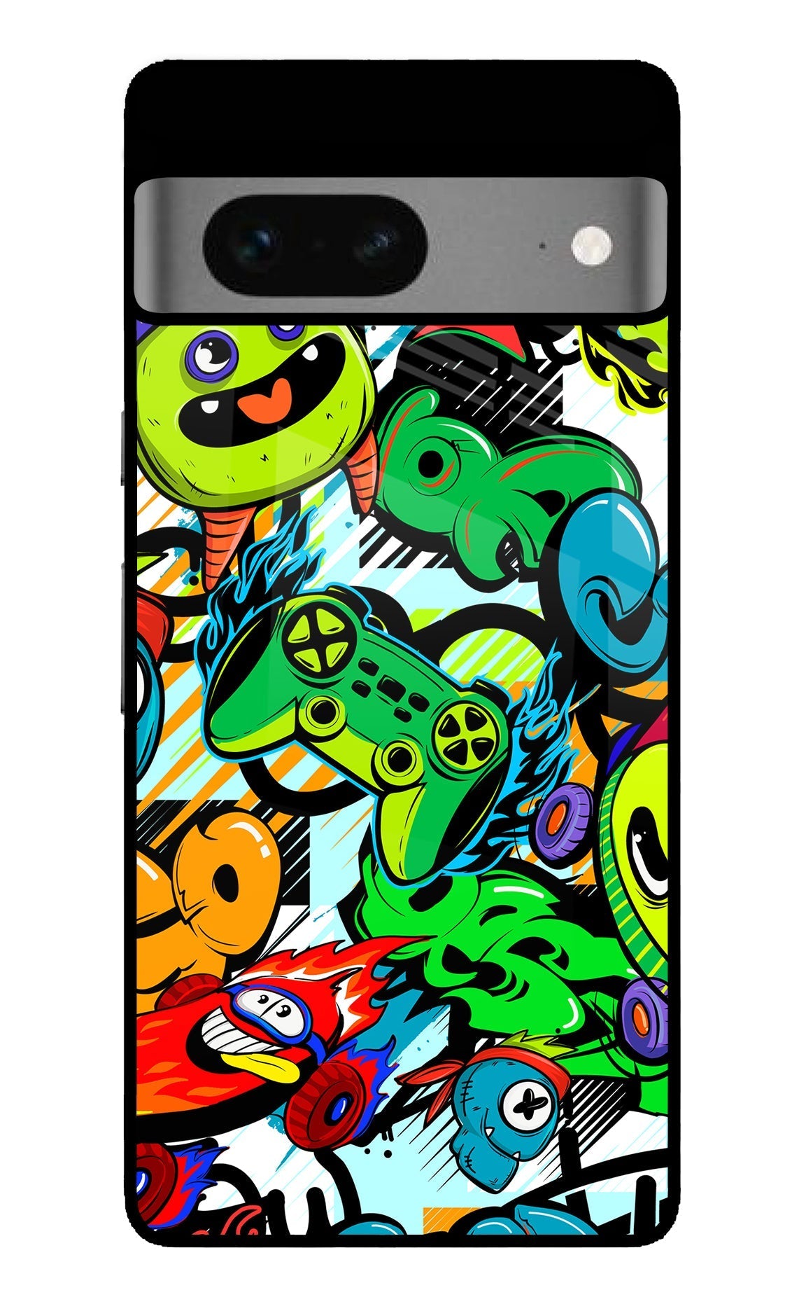 Game Doodle Google Pixel 7 Glossy Case