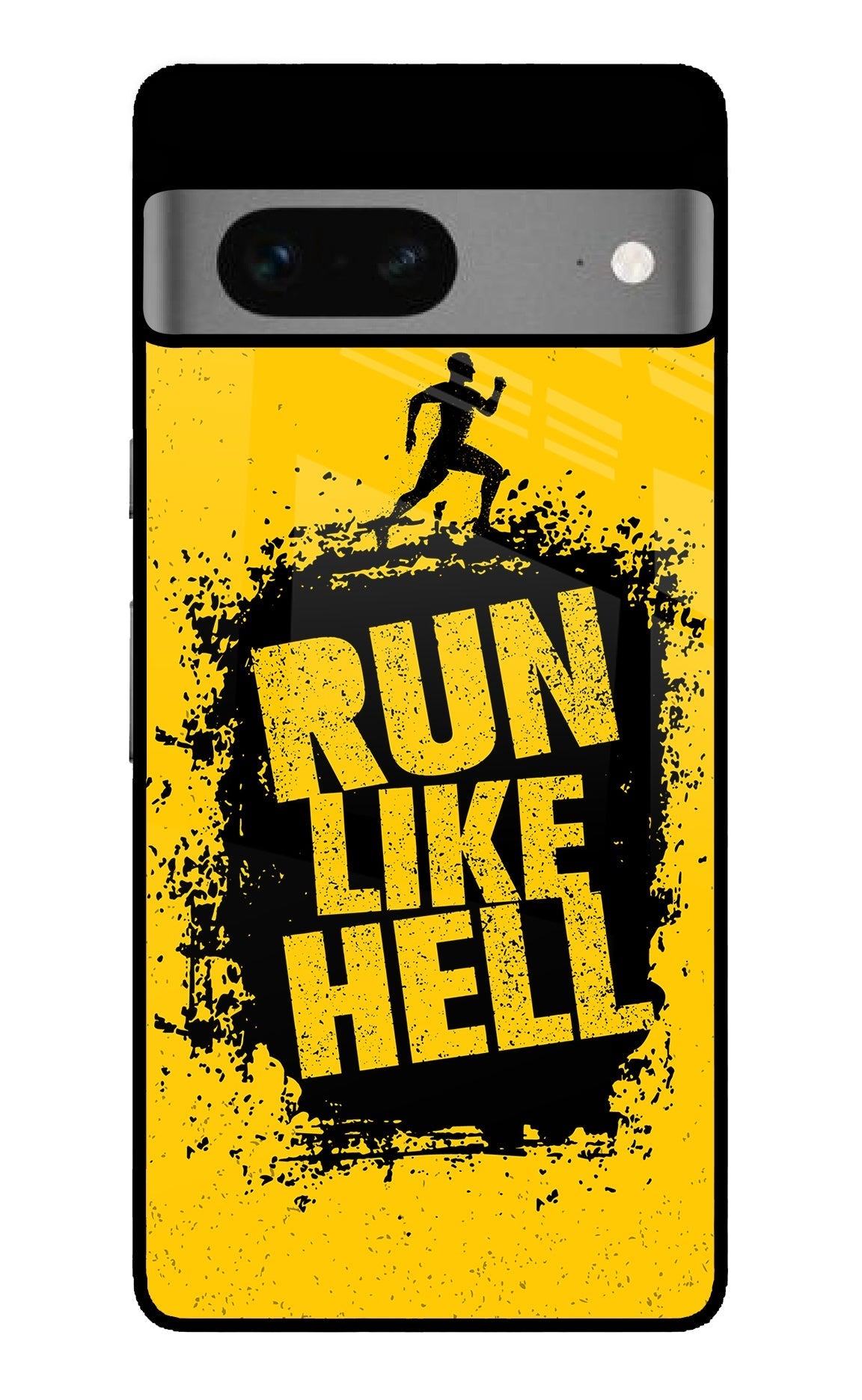 Run Like Hell Google Pixel 7 Glossy Case