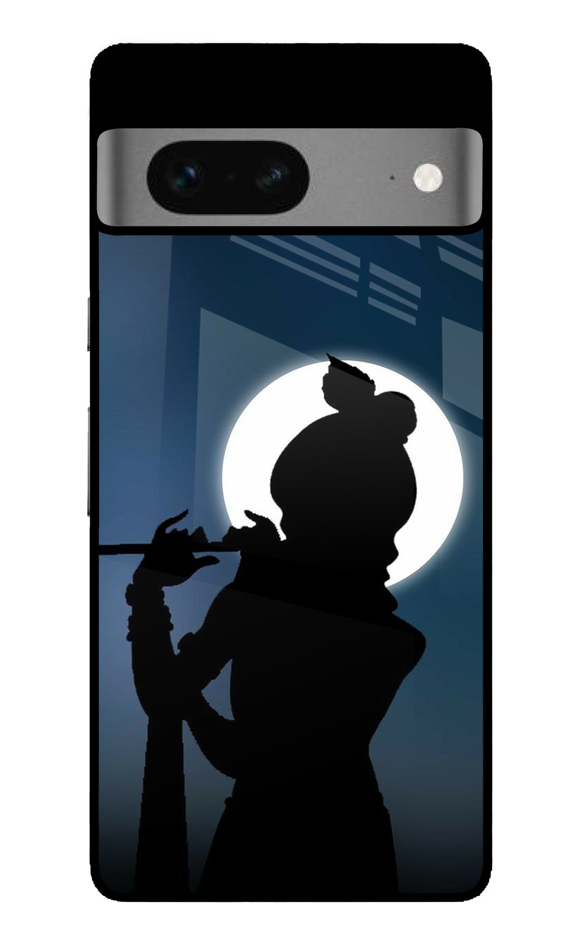 Shri Krishna Silhouette Google Pixel 7 Glossy Case