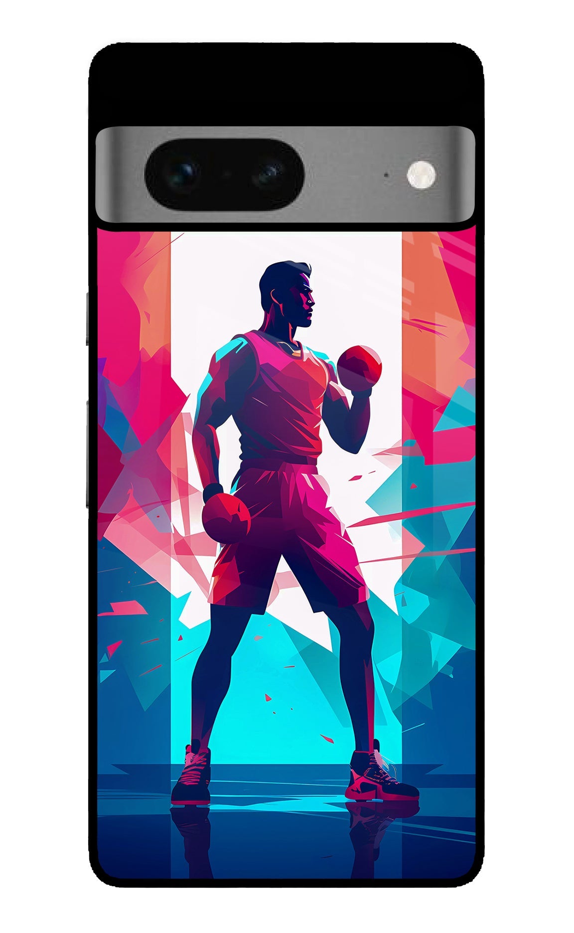Champion Fighter (AI Generated) Google Pixel 7 Glossy Case