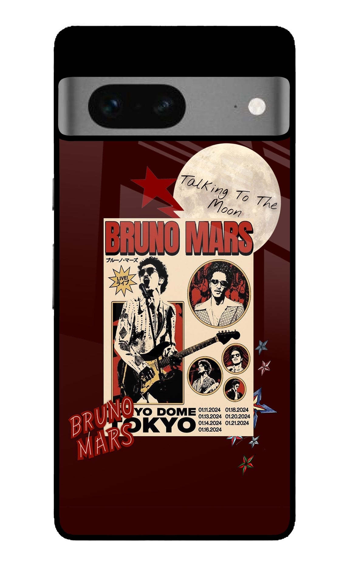 Bruno Mars Google Pixel 7 Glossy Case