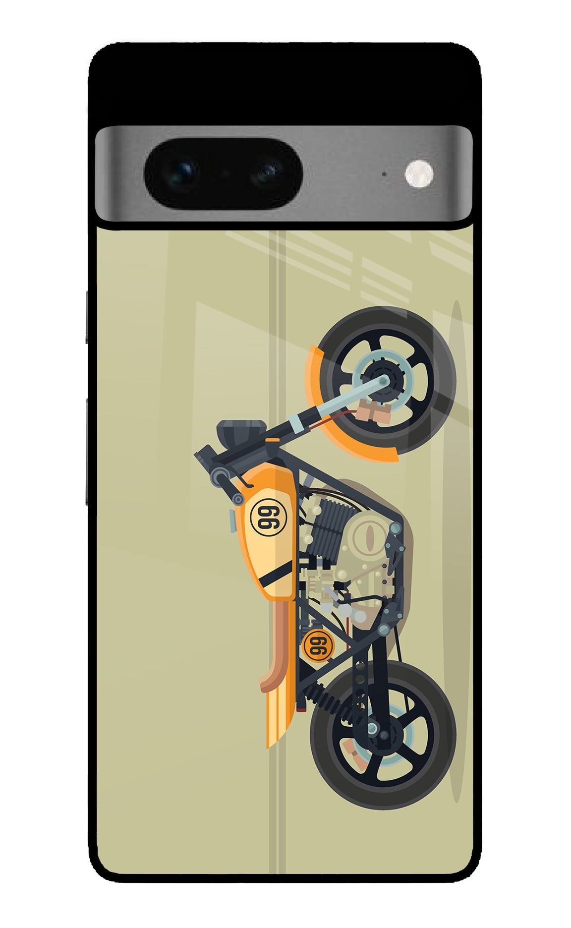 Vertical Speedster Google Pixel 7 Glossy Case