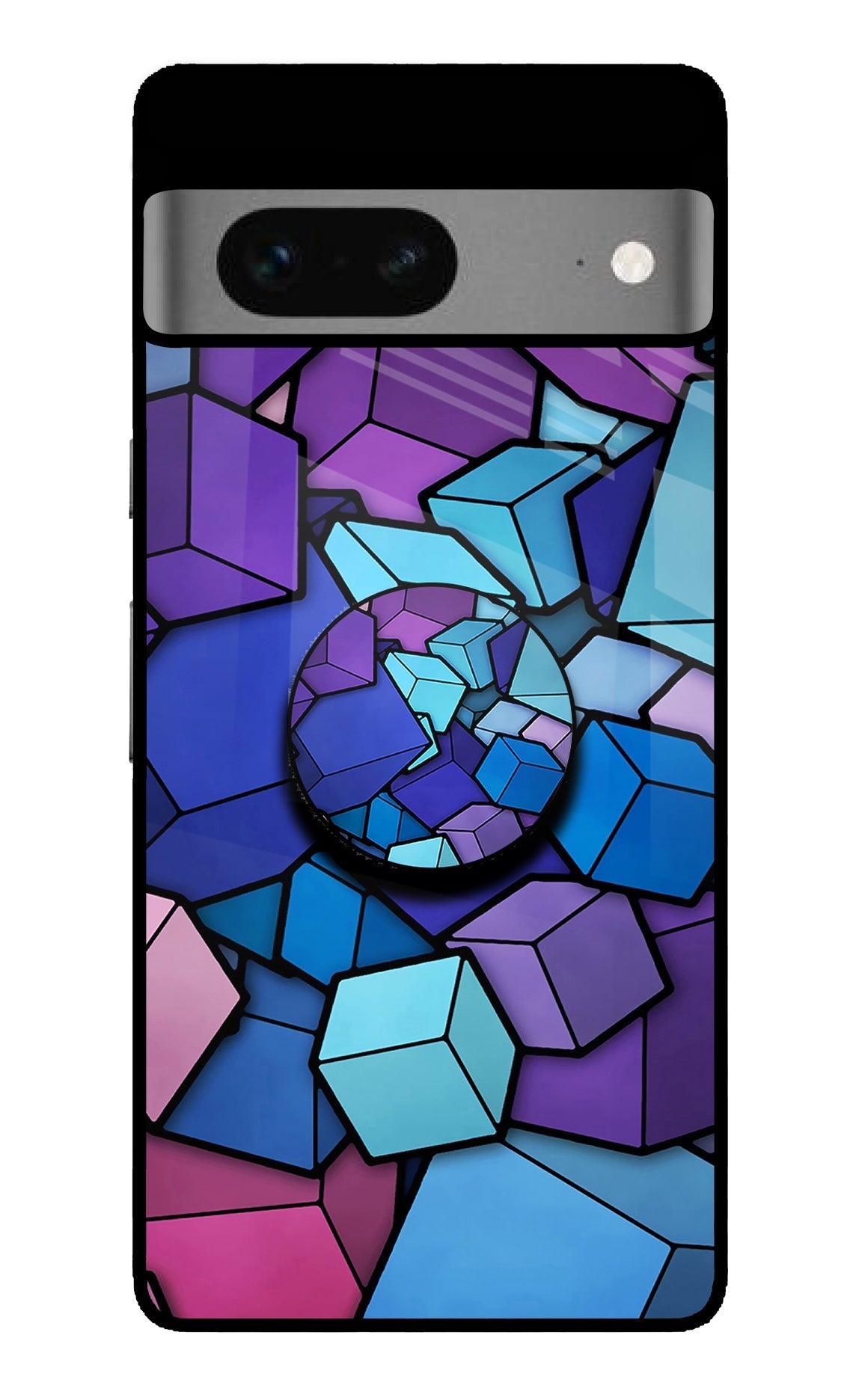 Cubic Abstract Google Pixel 7 Glossy Case