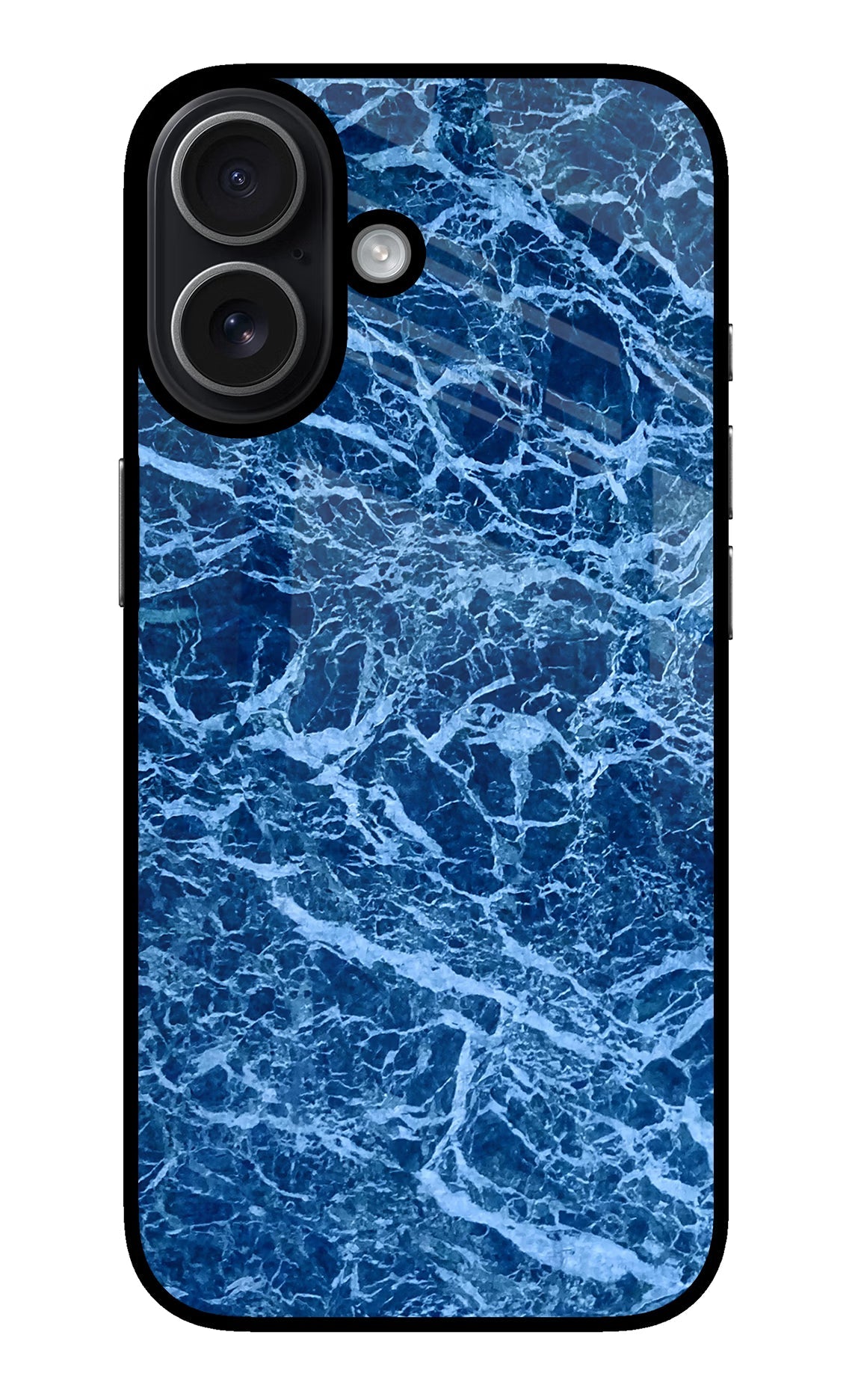 Blue Marble iPhone 17 glossy Case