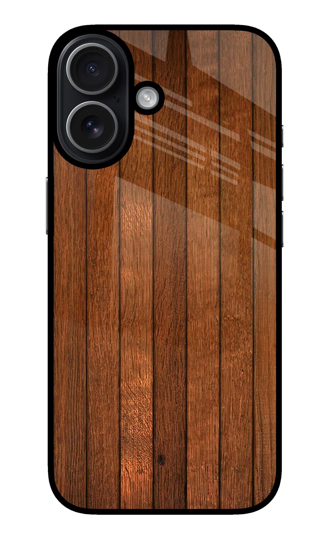 Wooden Artwork Bands iPhone 17 glossy Case