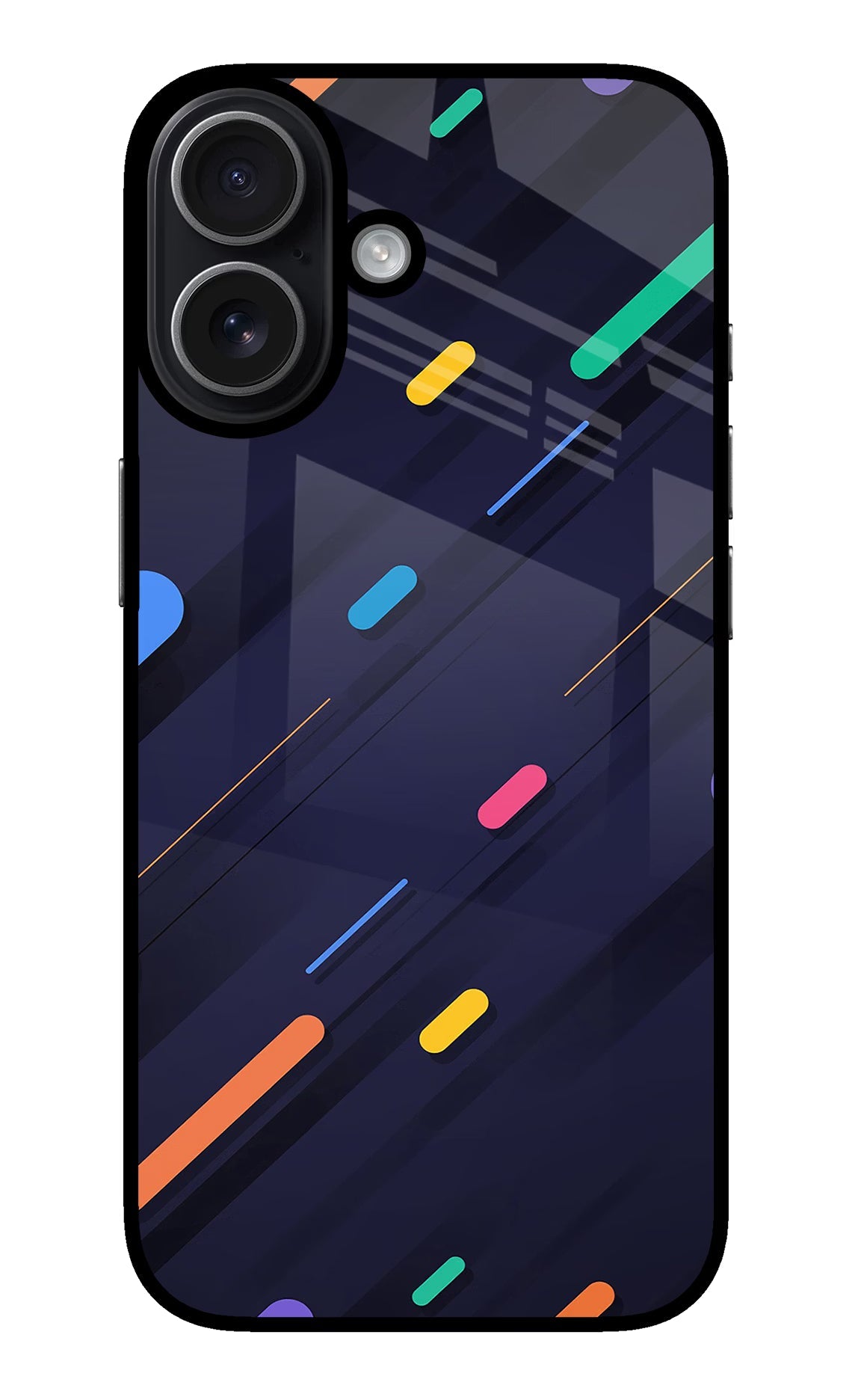 Abstract Design iPhone 17 glossy Case