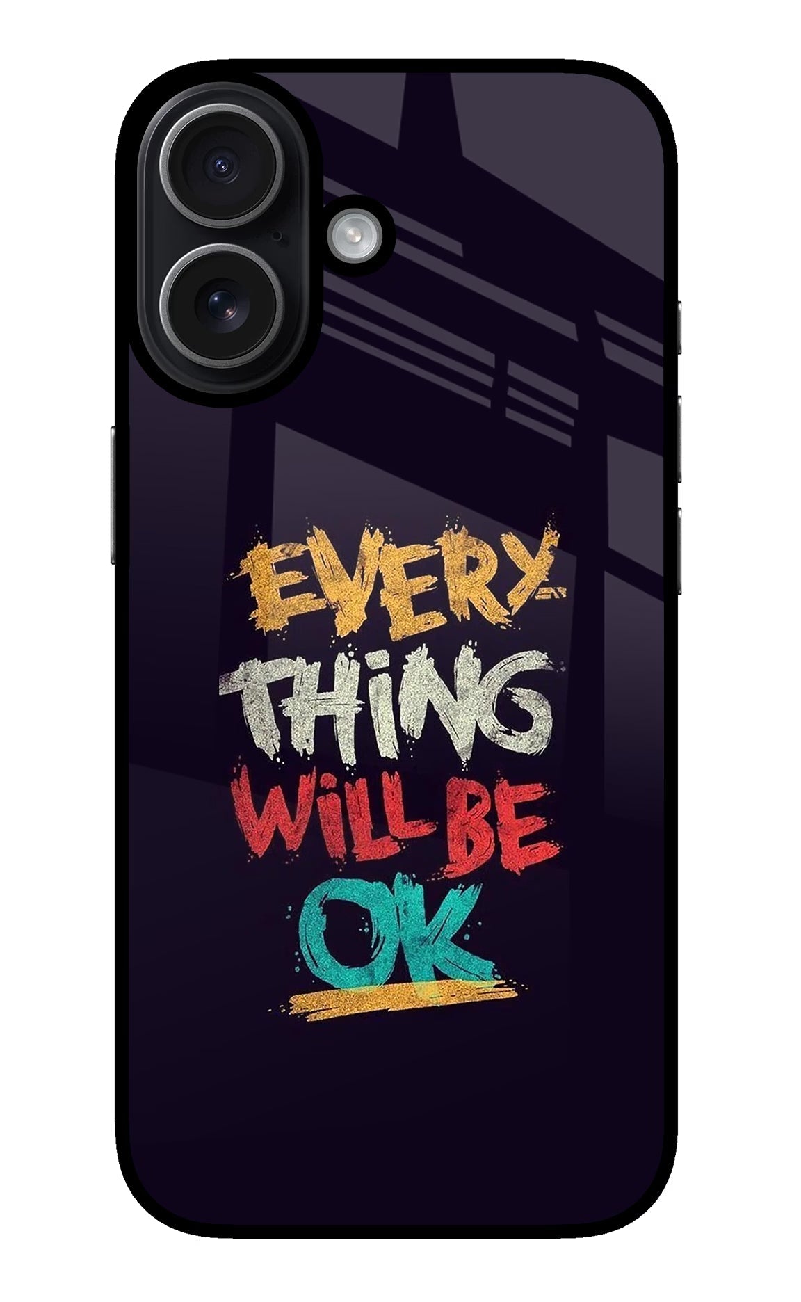 Everything Will Be Ok iPhone 17 glossy Case