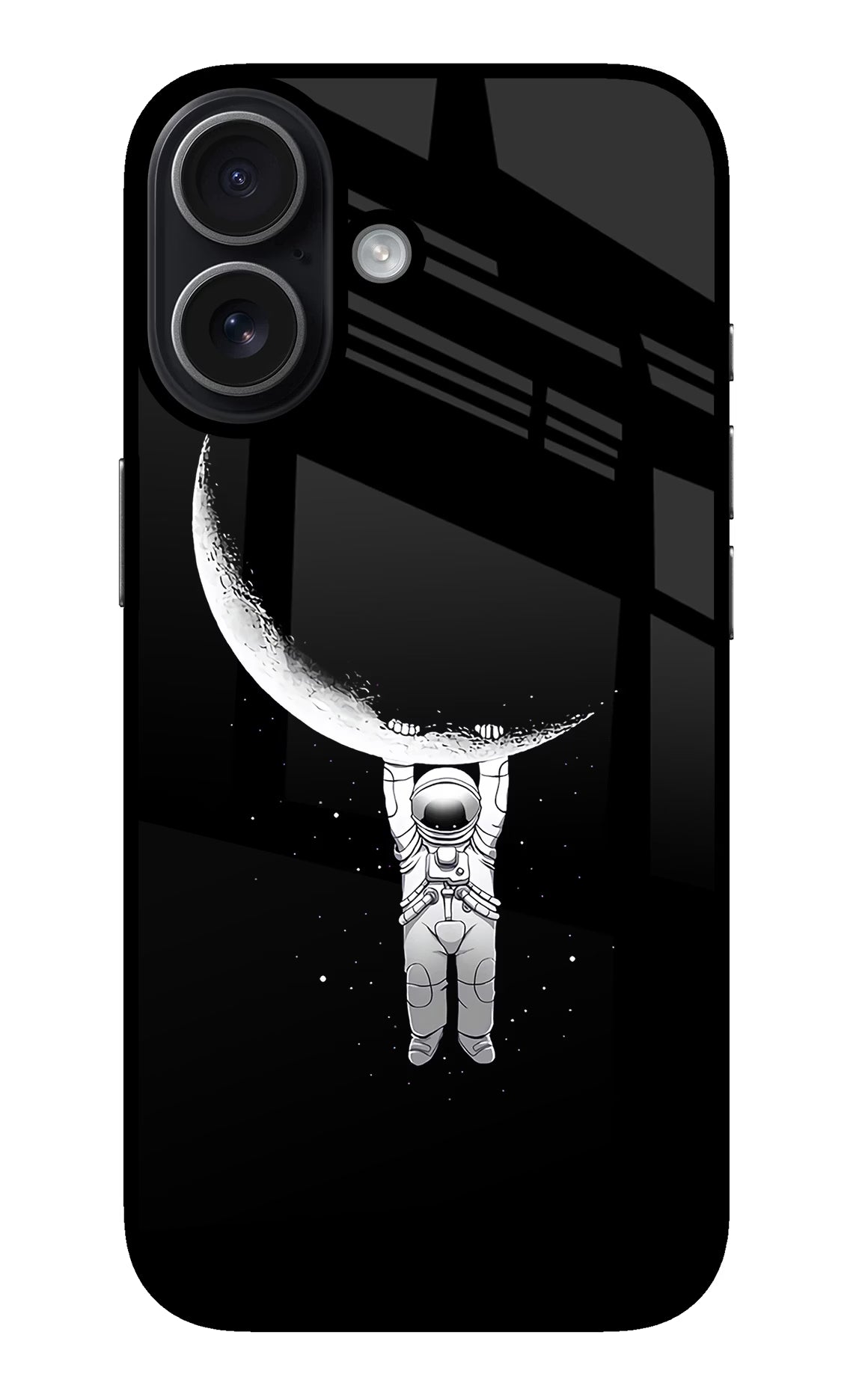 Moon Space iPhone 17 glossy Case