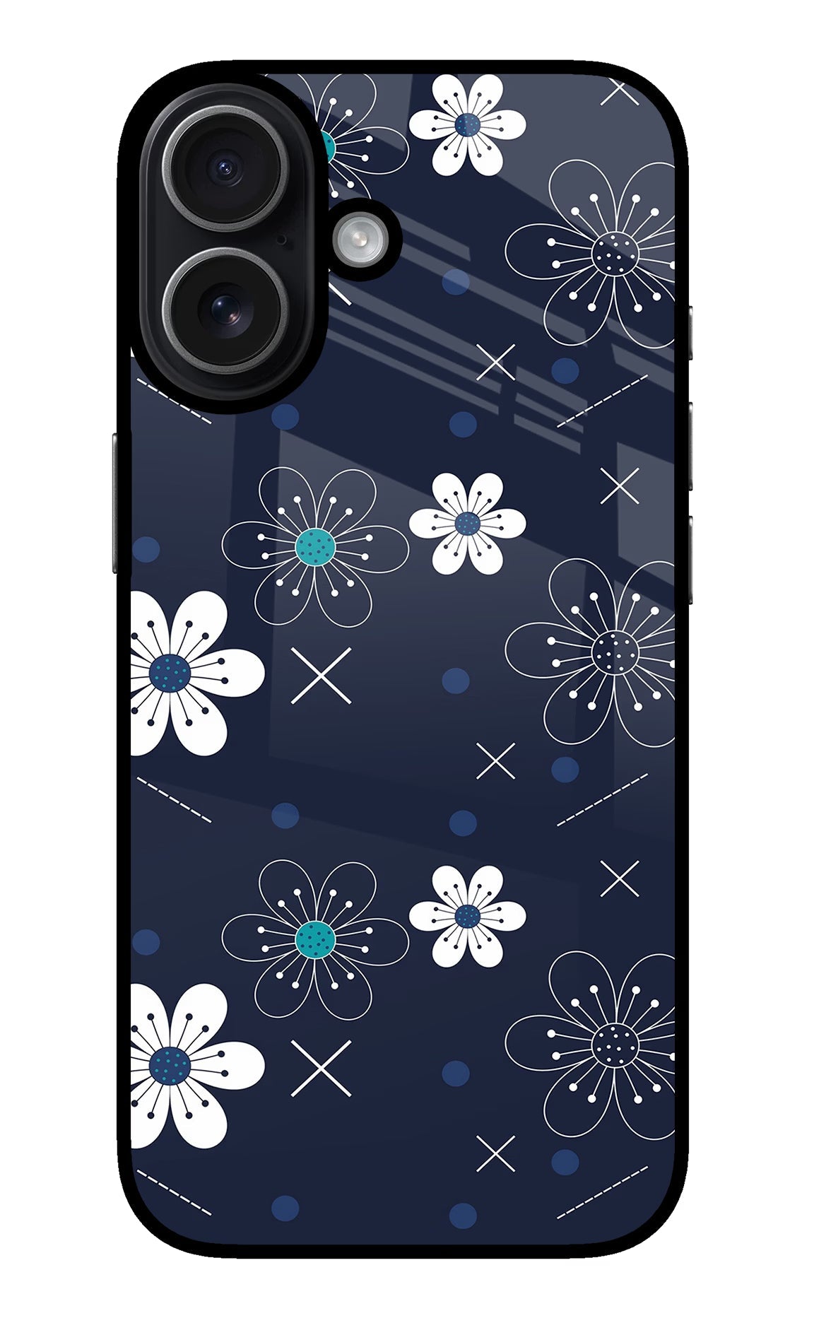 Flowers iPhone 17 glossy Case