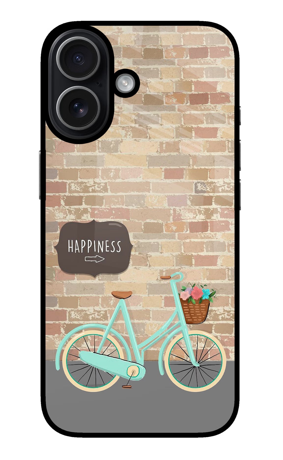 Happiness Artwork iPhone 17 glossy Case