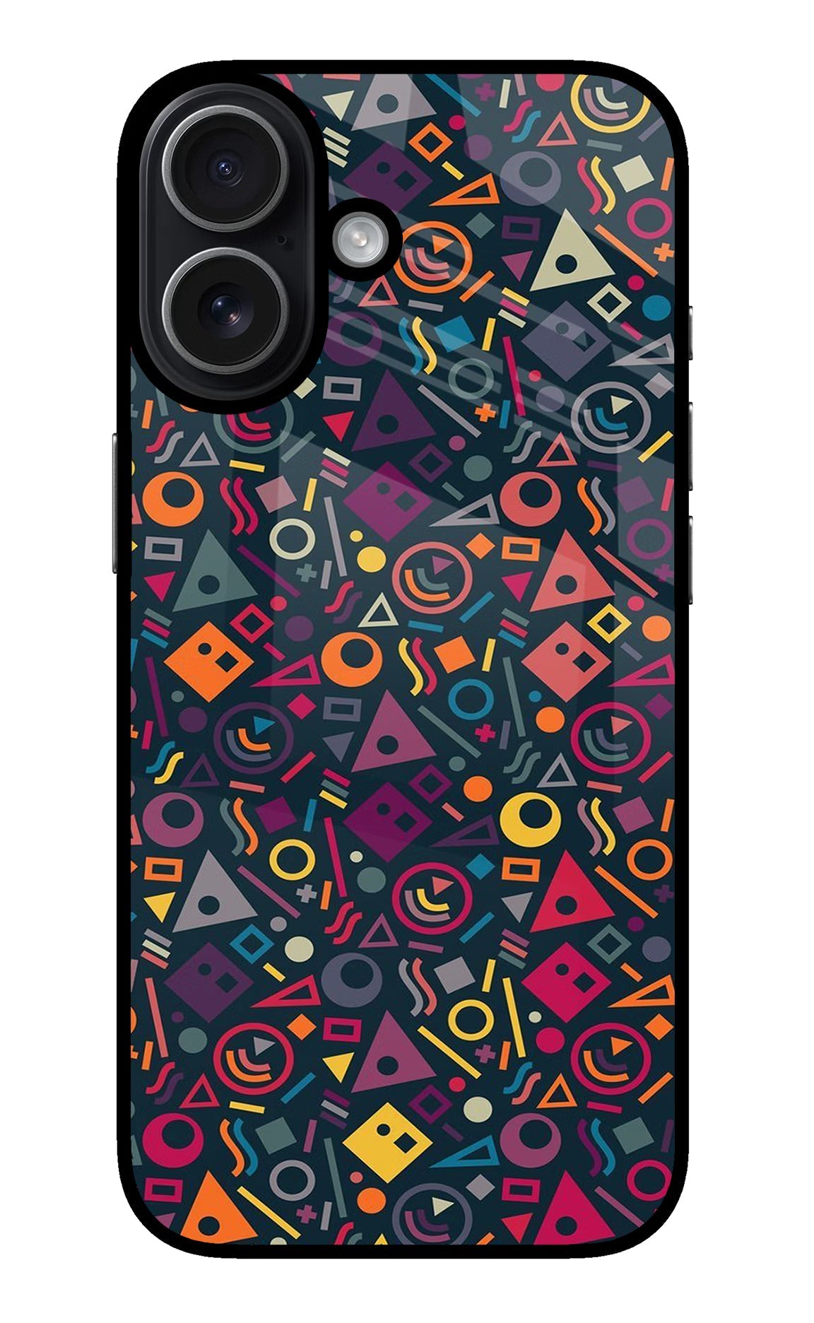 Geometric Abstract iPhone 17 glossy Case