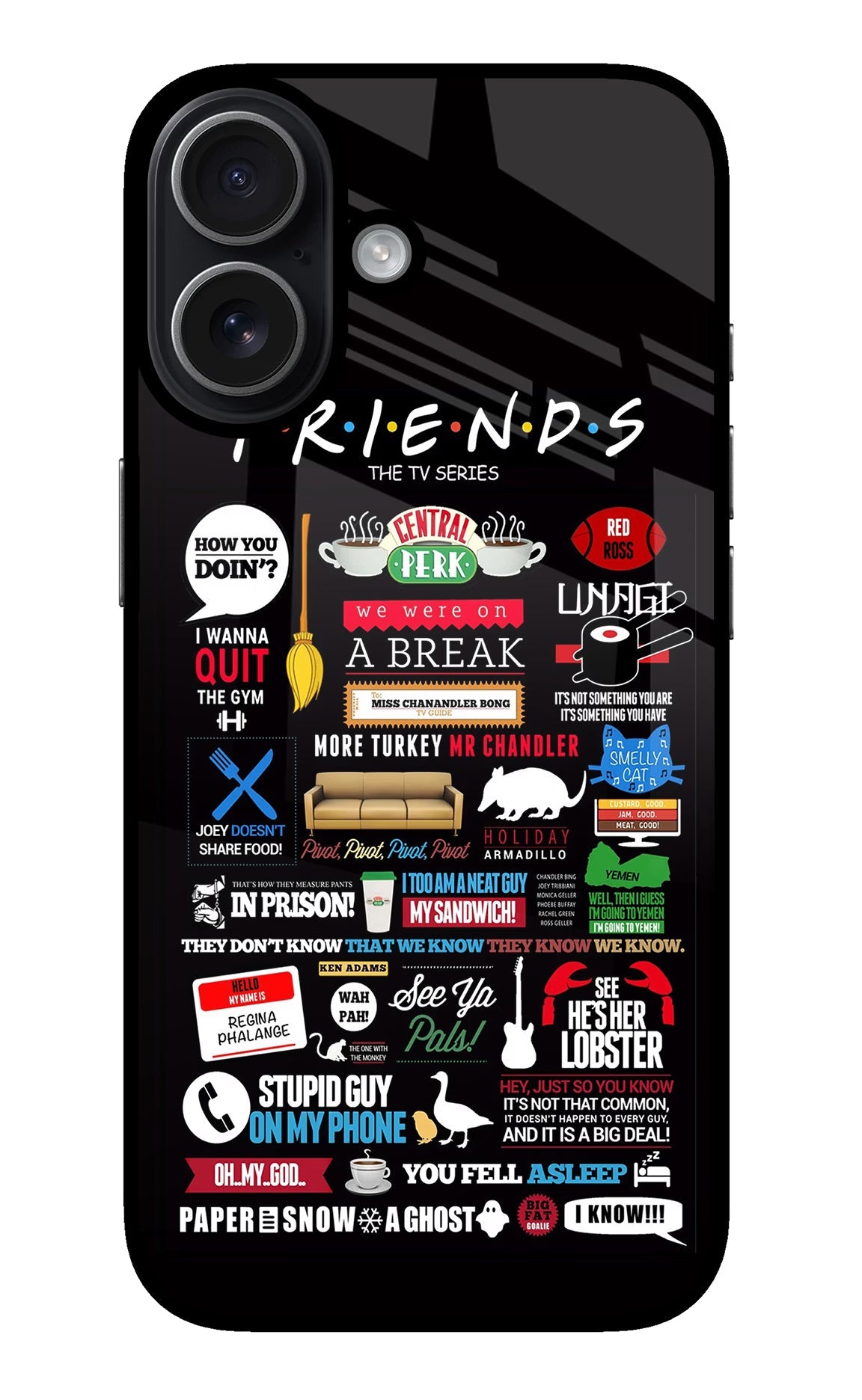 FRIENDS iPhone 17 glossy Case