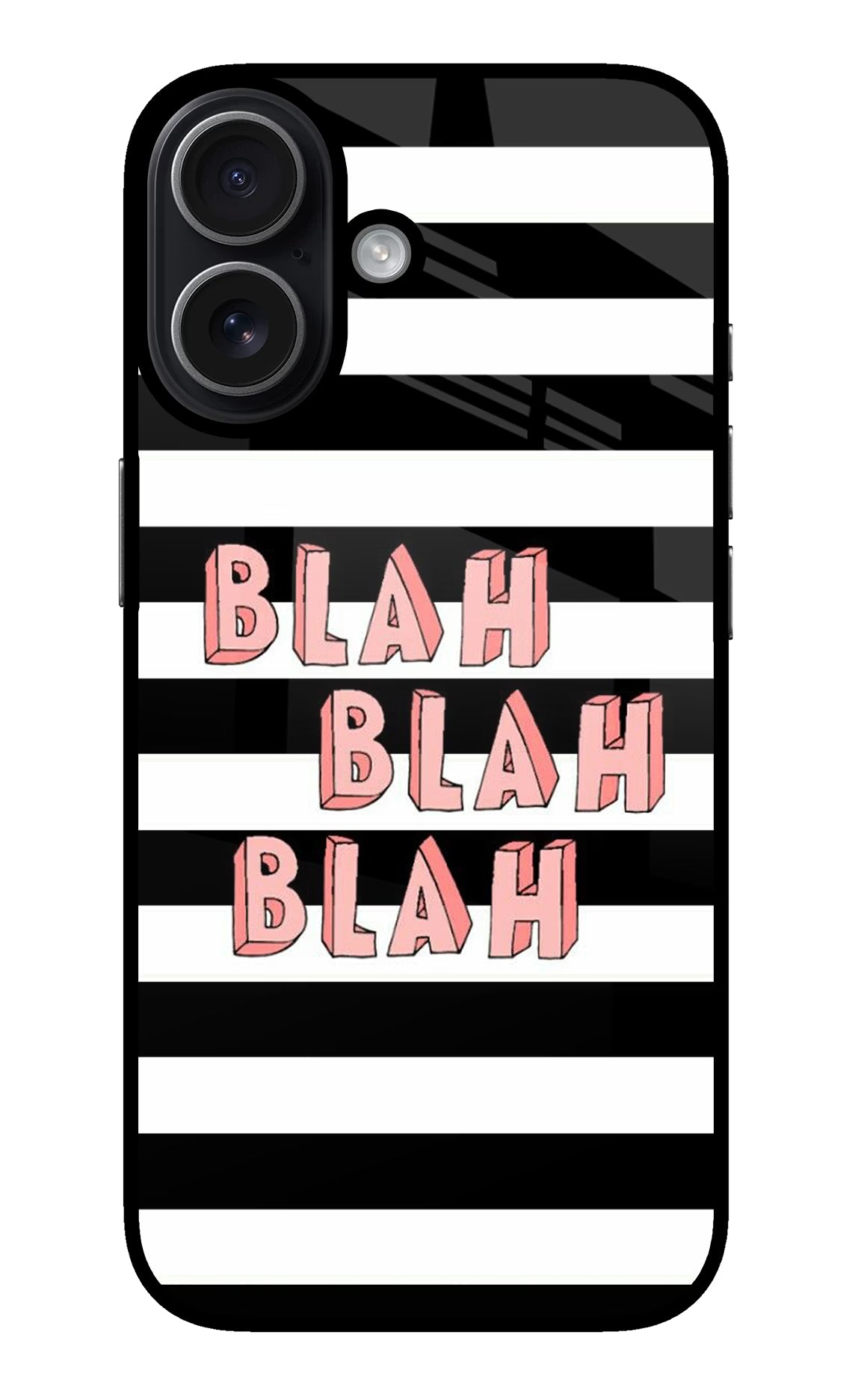 Blah Blah Blah iPhone 17 glossy Case