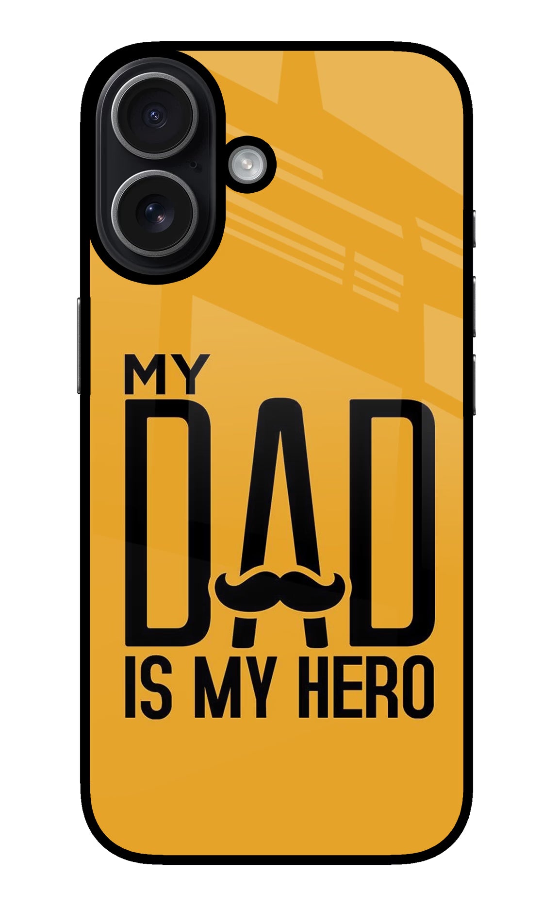 My Dad Is My Hero iPhone 17 glossy Case