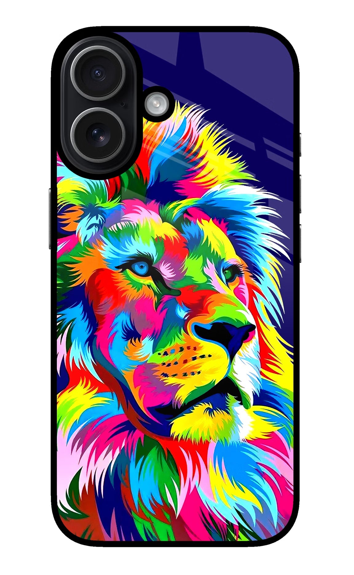 Vector Art Lion iPhone 17 glossy Case