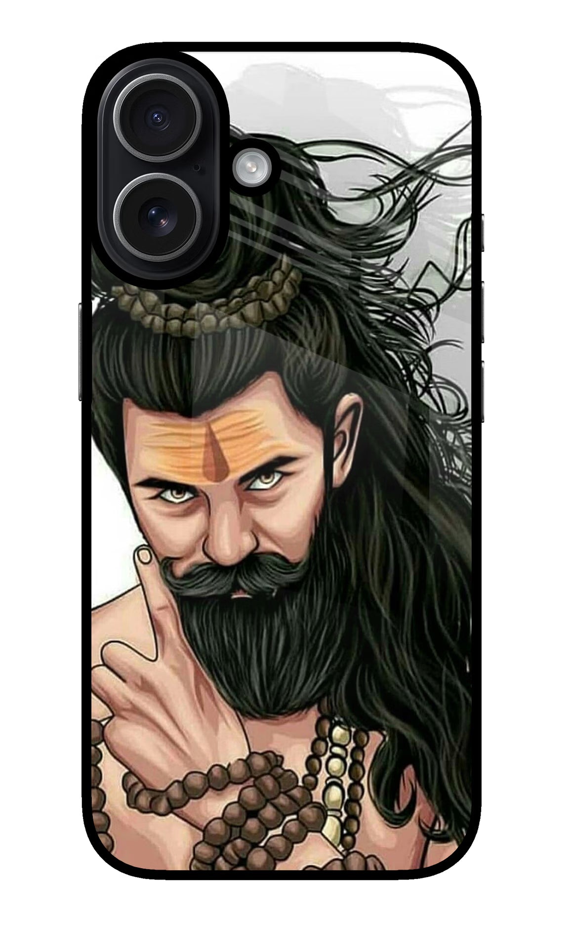 Mahadev iPhone 17 glossy Case