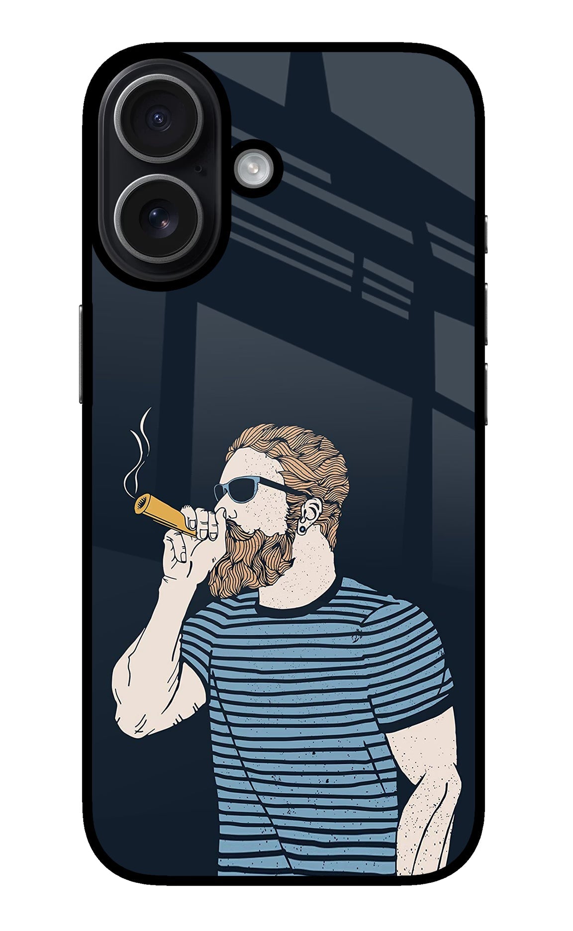 Smoking iPhone 17 glossy Case