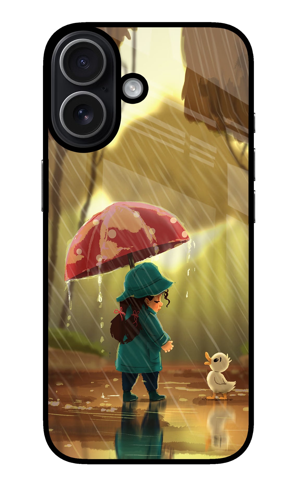 Rainy Day iPhone 17 glossy Case