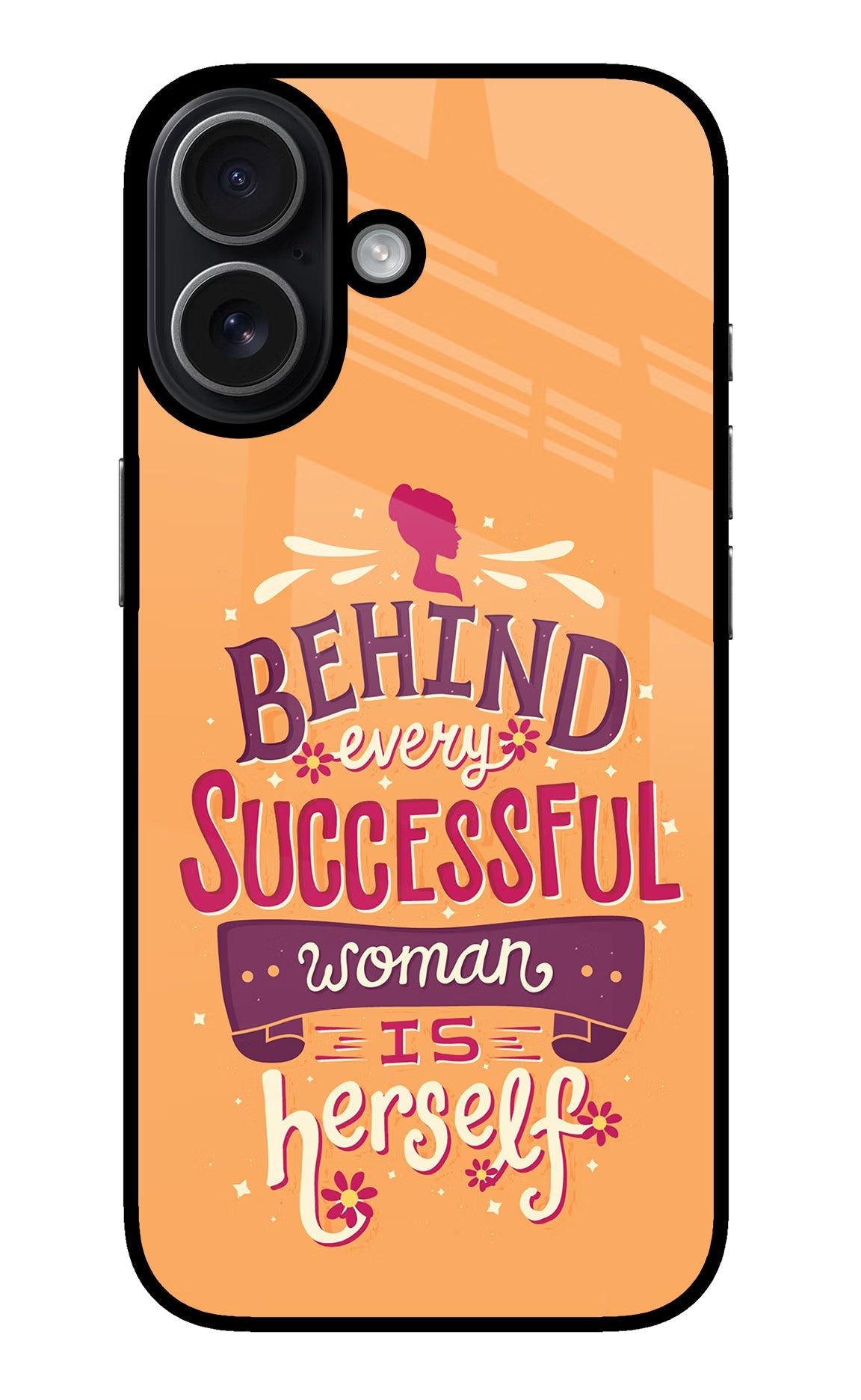 Behind Every Successful Woman There Is Herself iPhone 17 glossy Case