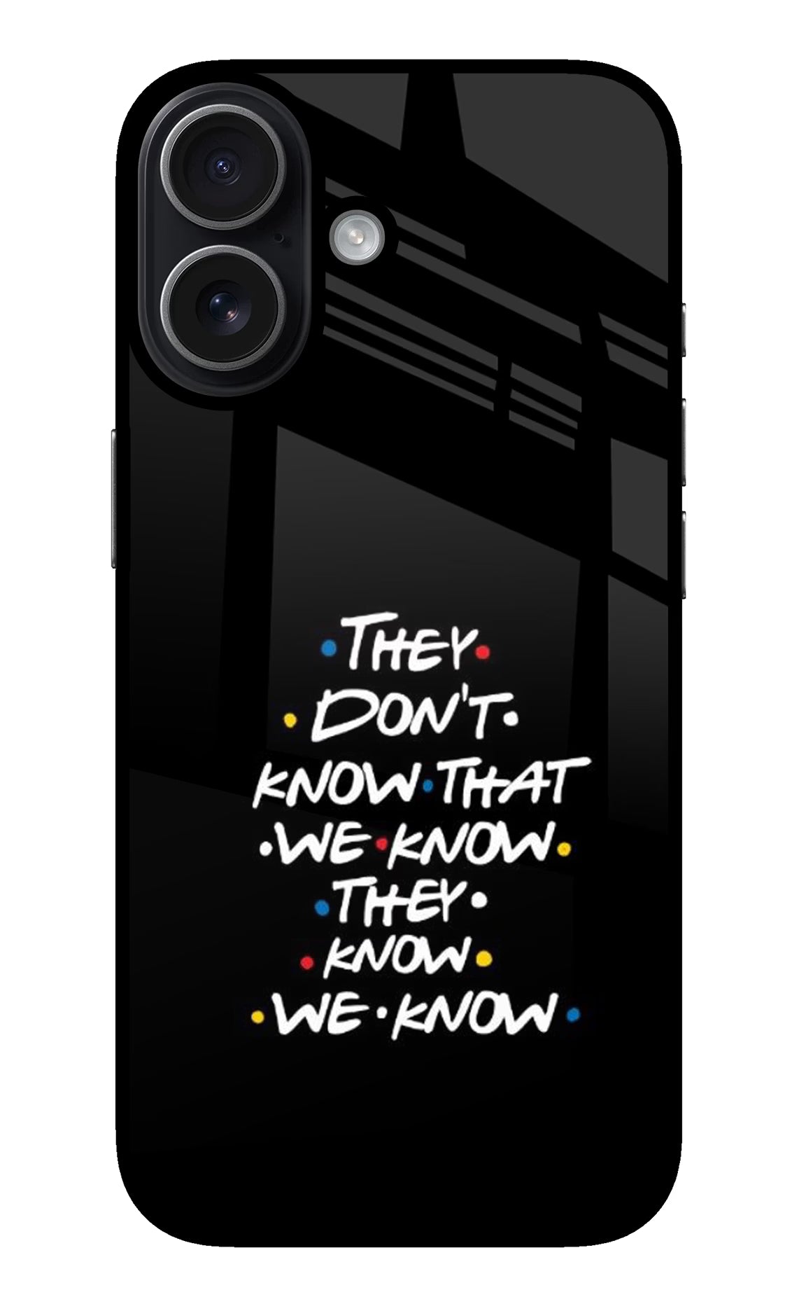 FRIENDS Dialogue iPhone 17 glossy Case