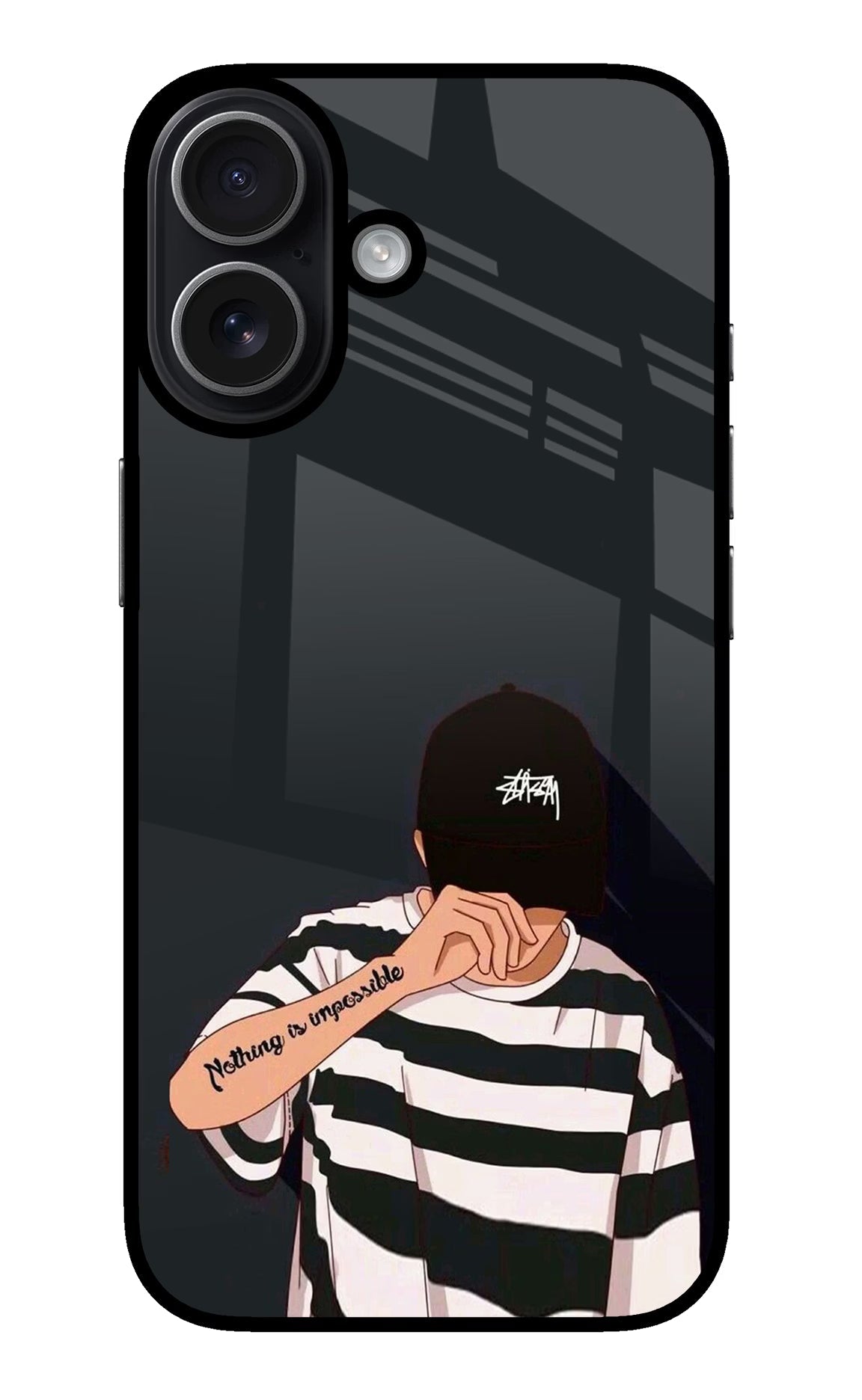 Aesthetic Boy iPhone 17 glossy Case