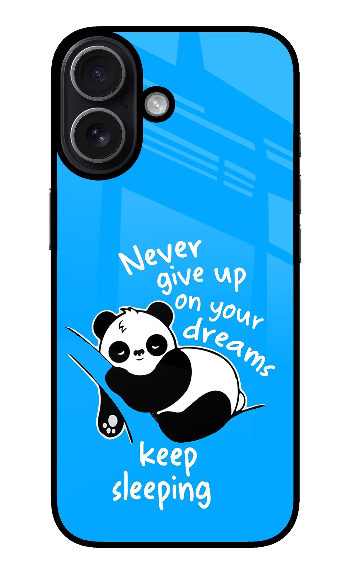 Keep Sleeping iPhone 17 glossy Case