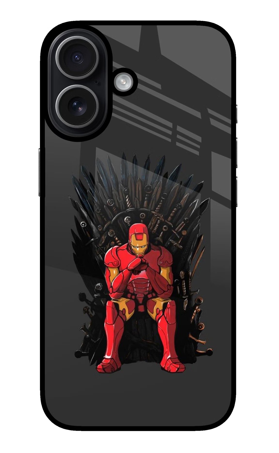 Ironman Throne iPhone 17 glossy Case