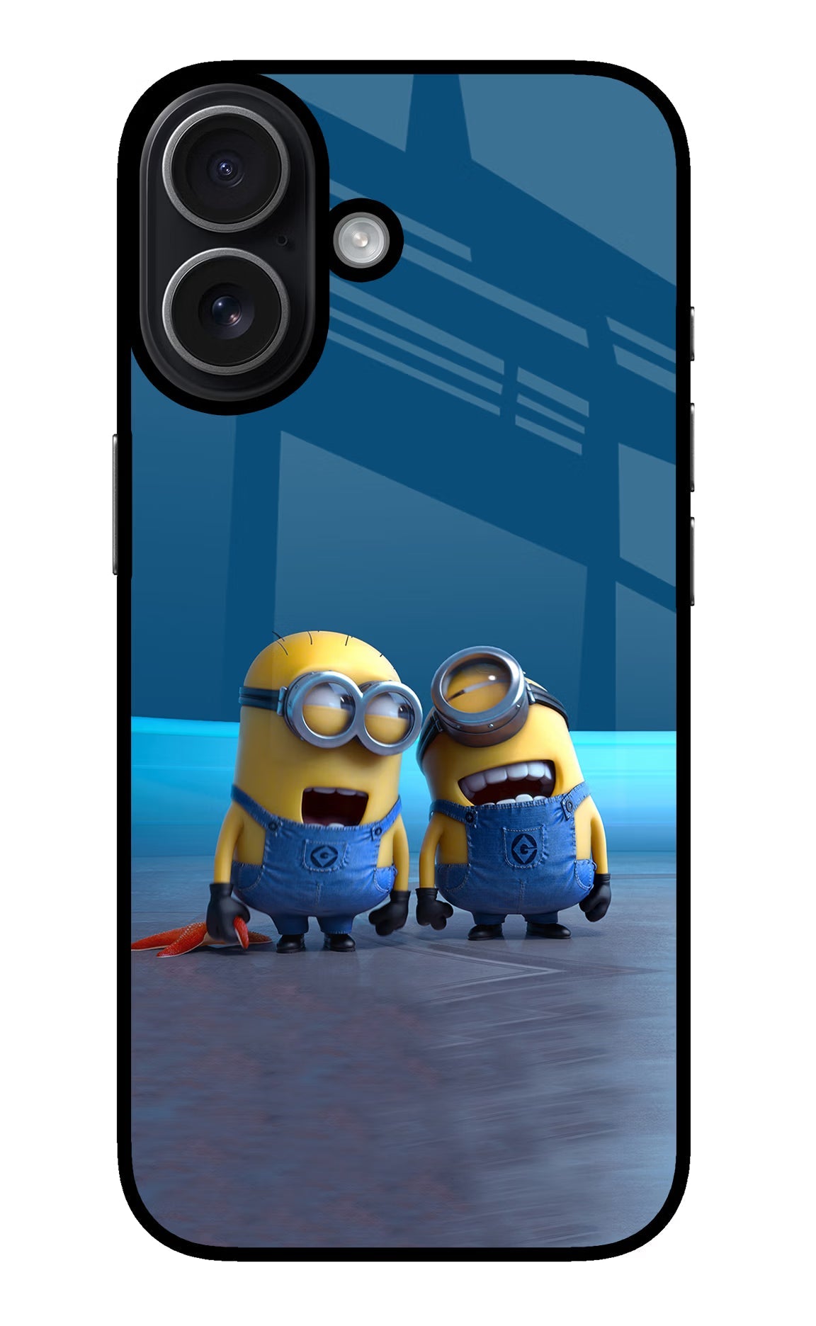 Minion Laughing iPhone 17 glossy Case